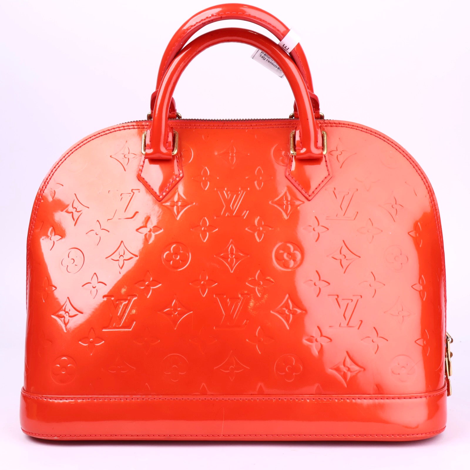 J3400 Louis Vuitton Vernis Alma PM Grenadine Bag- Pre Owned