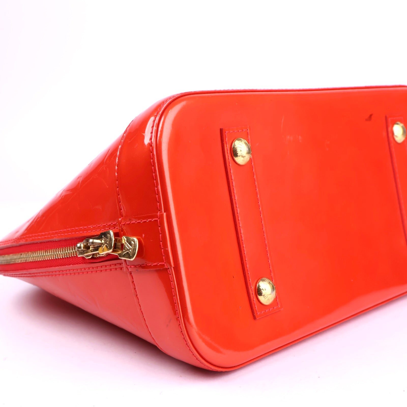 J3400 Louis Vuitton Vernis Alma PM Grenadine Bag- Pre Owned
