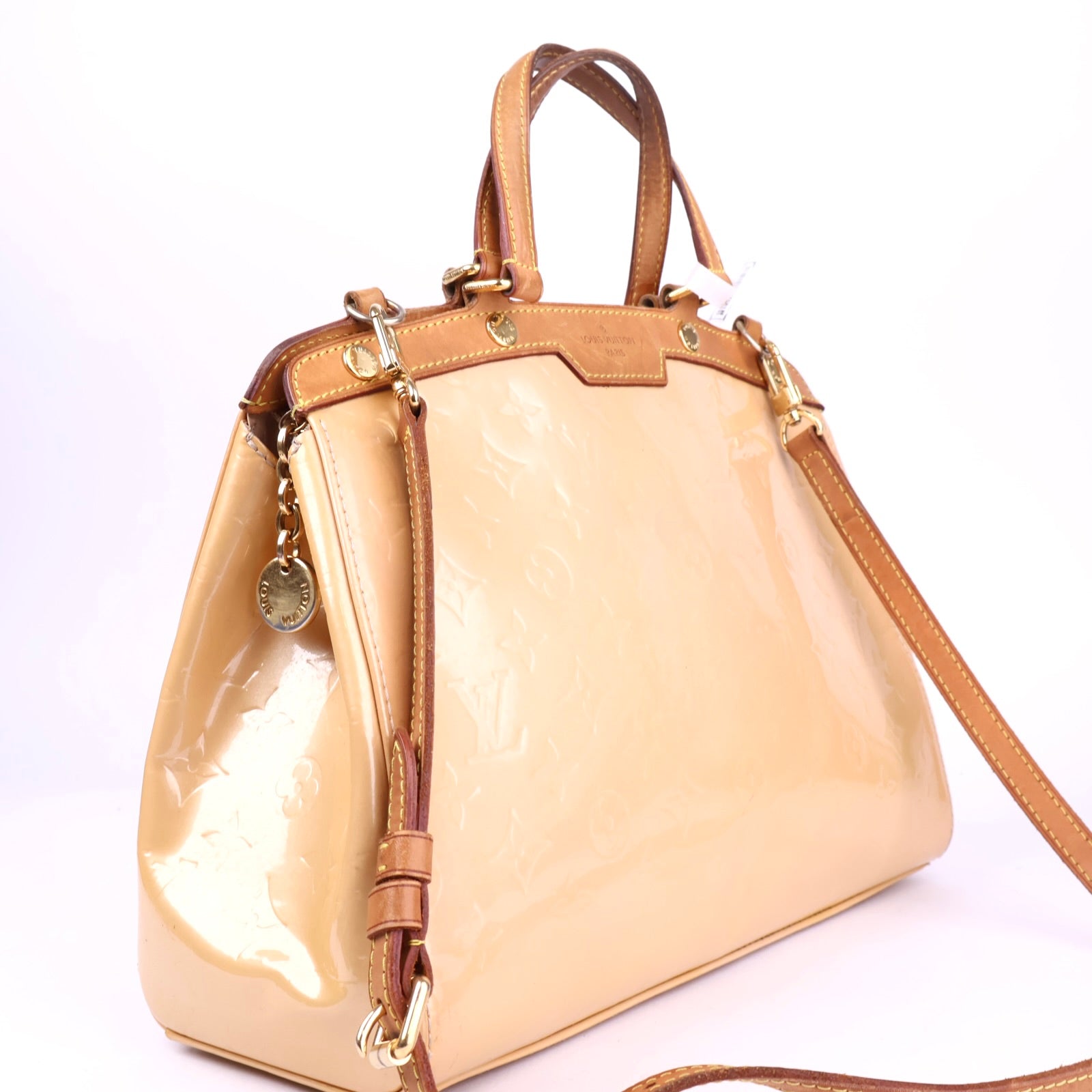 J3401 Louis Vuitton Monogram Vernis Brea MM Satchel- Pre Owned