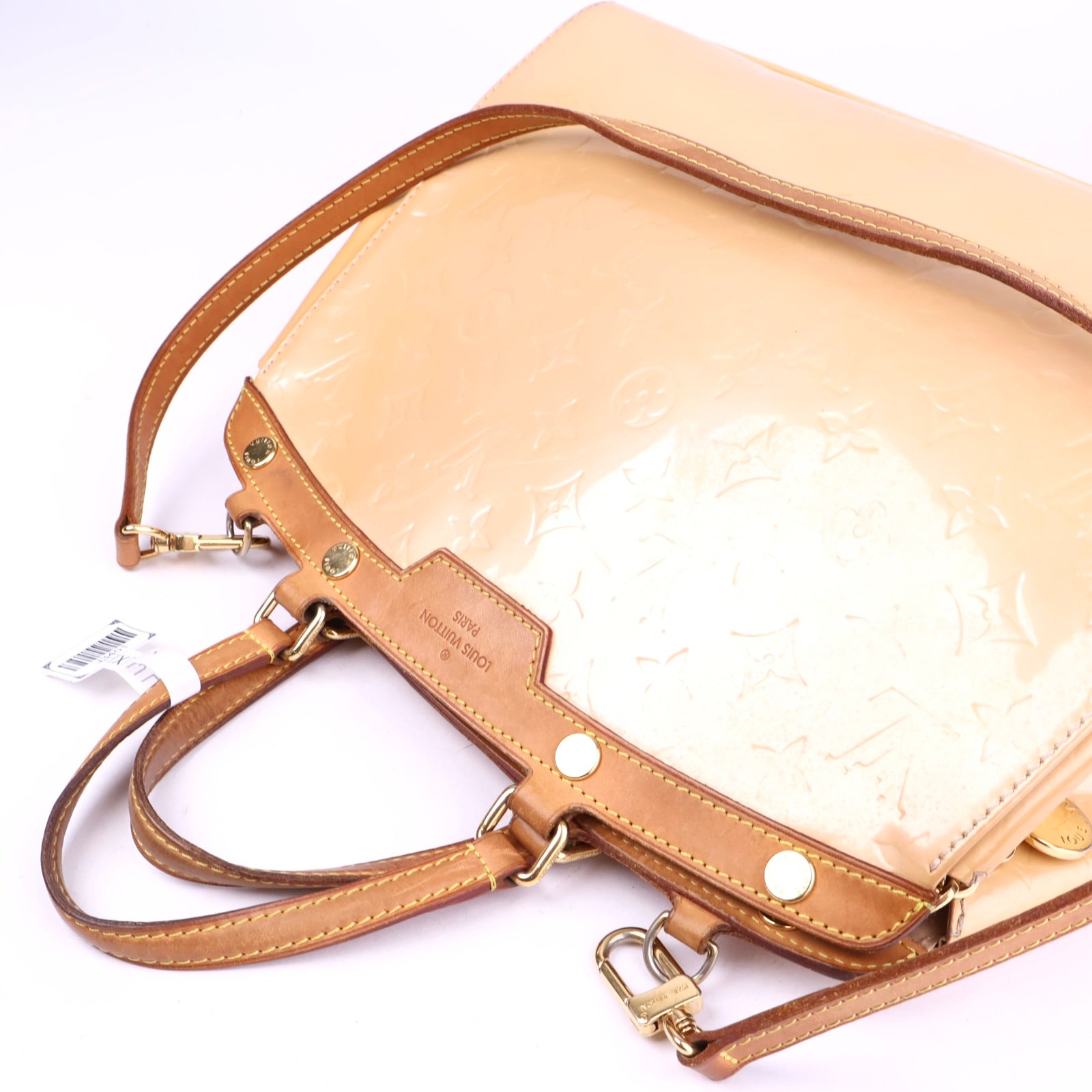 J3401 Louis Vuitton Monogram Vernis Brea MM Satchel- Pre Owned