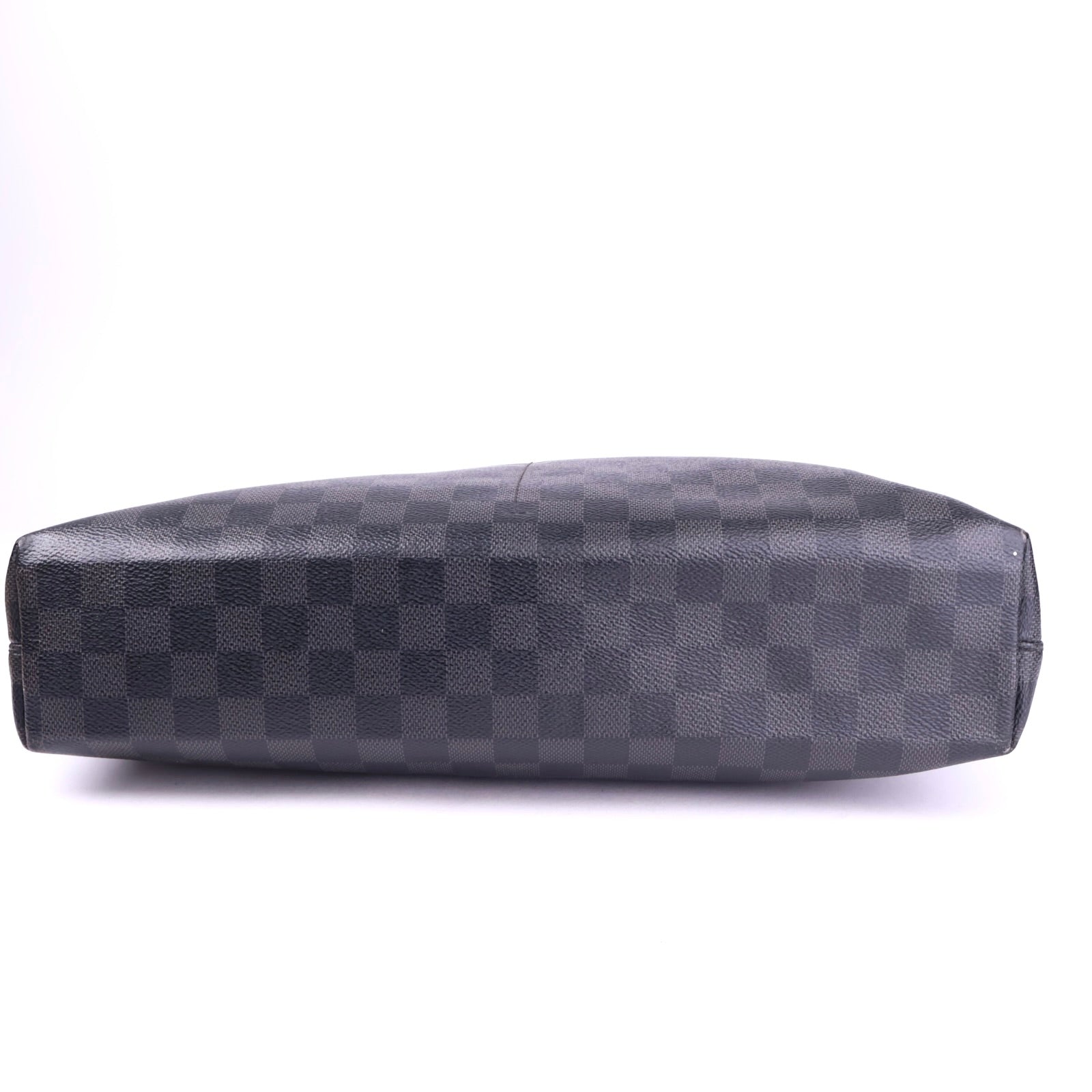 J3395 Louis Vuitton Damier Graphite Leather Briefcase Shoulder Bag- Pre Owned