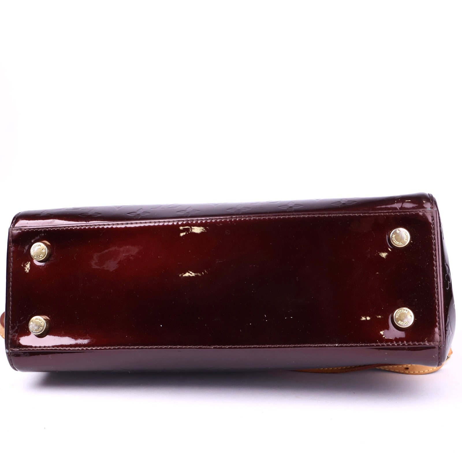 J3405 Louis Vuitton Purple Monogram Vernis Brea MM- Pre Owned