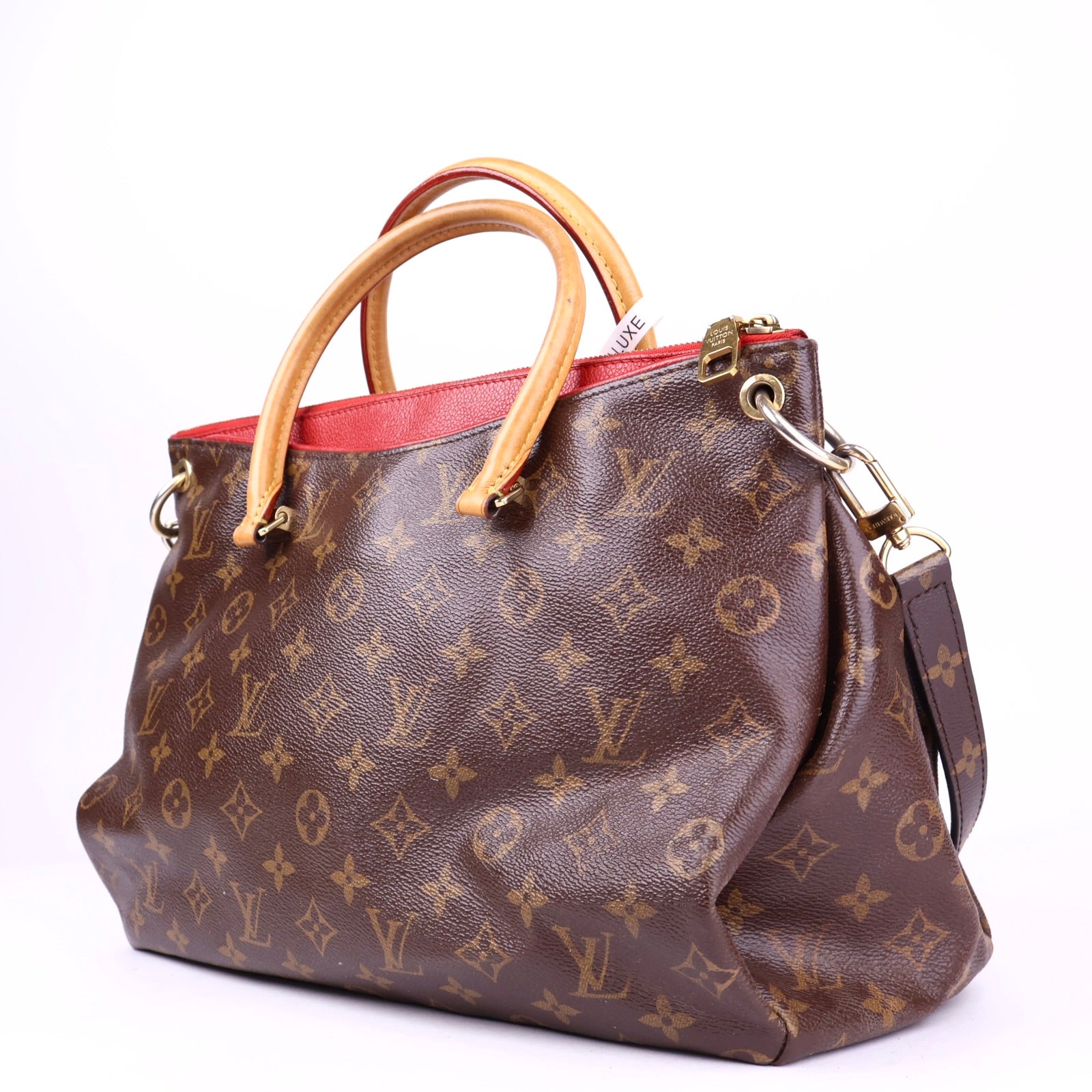 J3406 Louis Vuitton Cerise Monogram Canvas Pallas Bag- Pre Owned