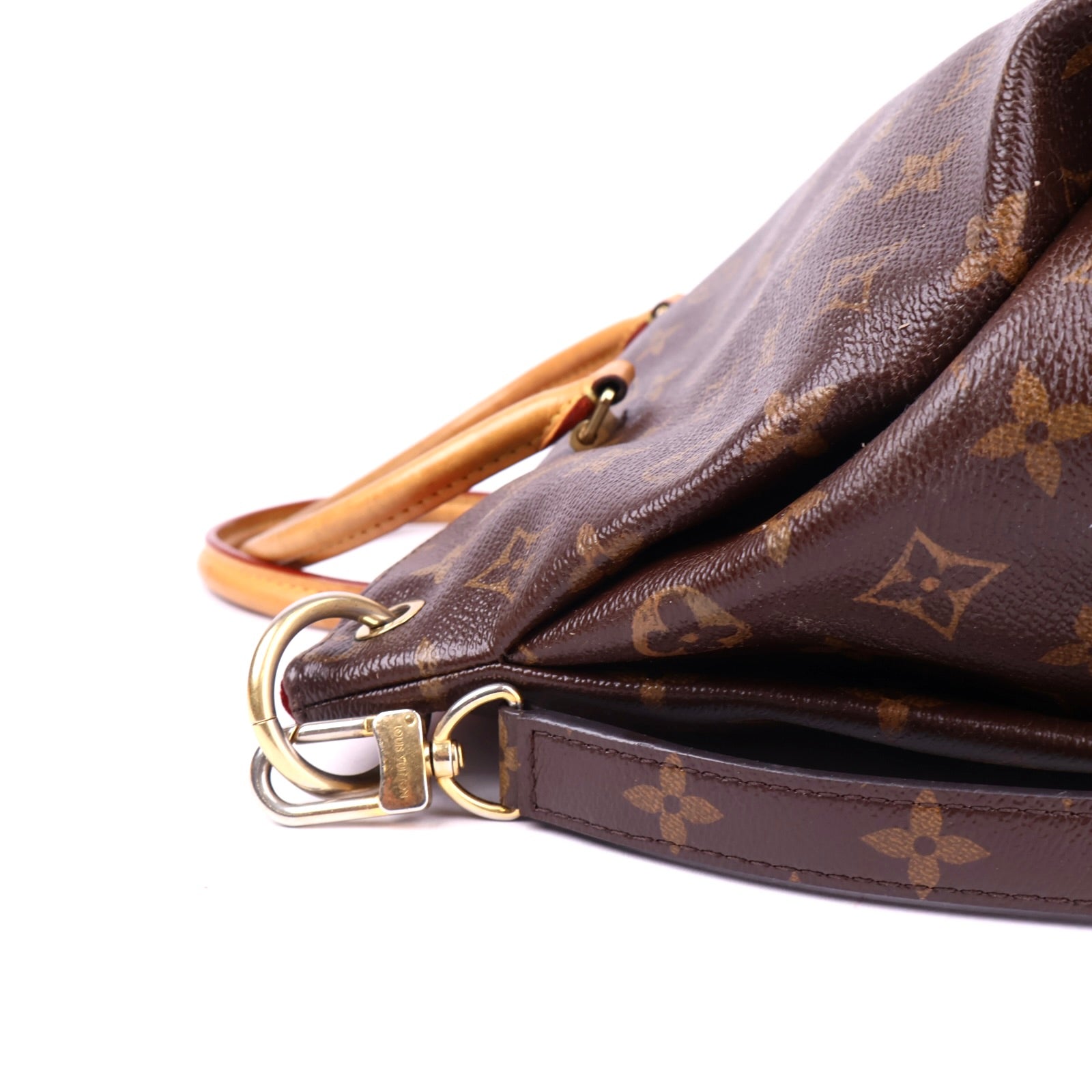 J3406 Louis Vuitton Cerise Monogram Canvas Pallas Bag- Pre Owned