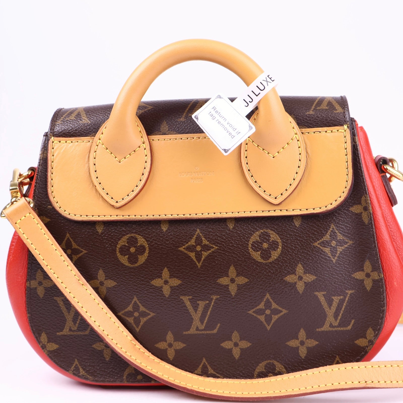 J3396 Louis Vuitton Eden Shoulder Bag PM Brown Leather- Pre Owned