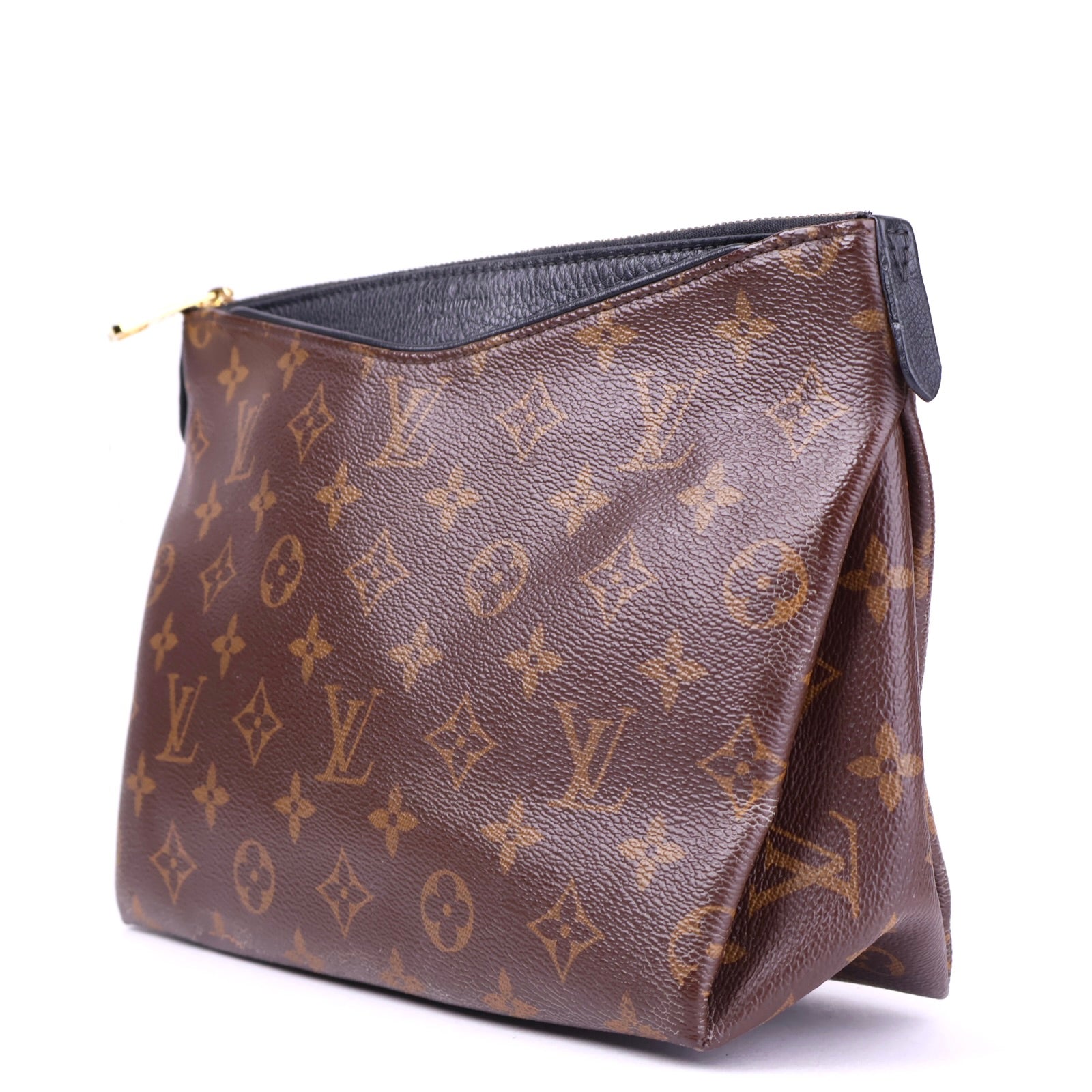 J3382 Louis Vuitton Black Monogram Canvas Pallas Beauty Case- Pre Owned