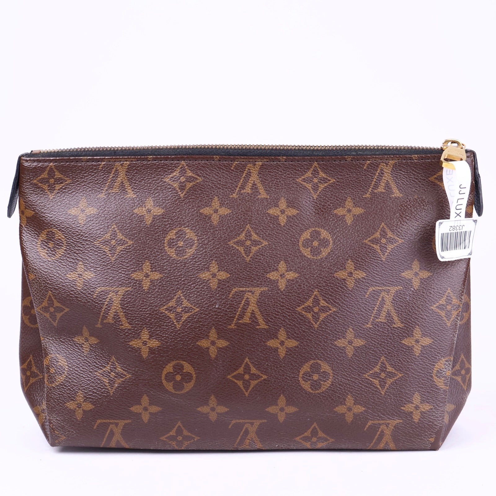 J3382 Louis Vuitton Black Monogram Canvas Pallas Beauty Case- Pre Owned