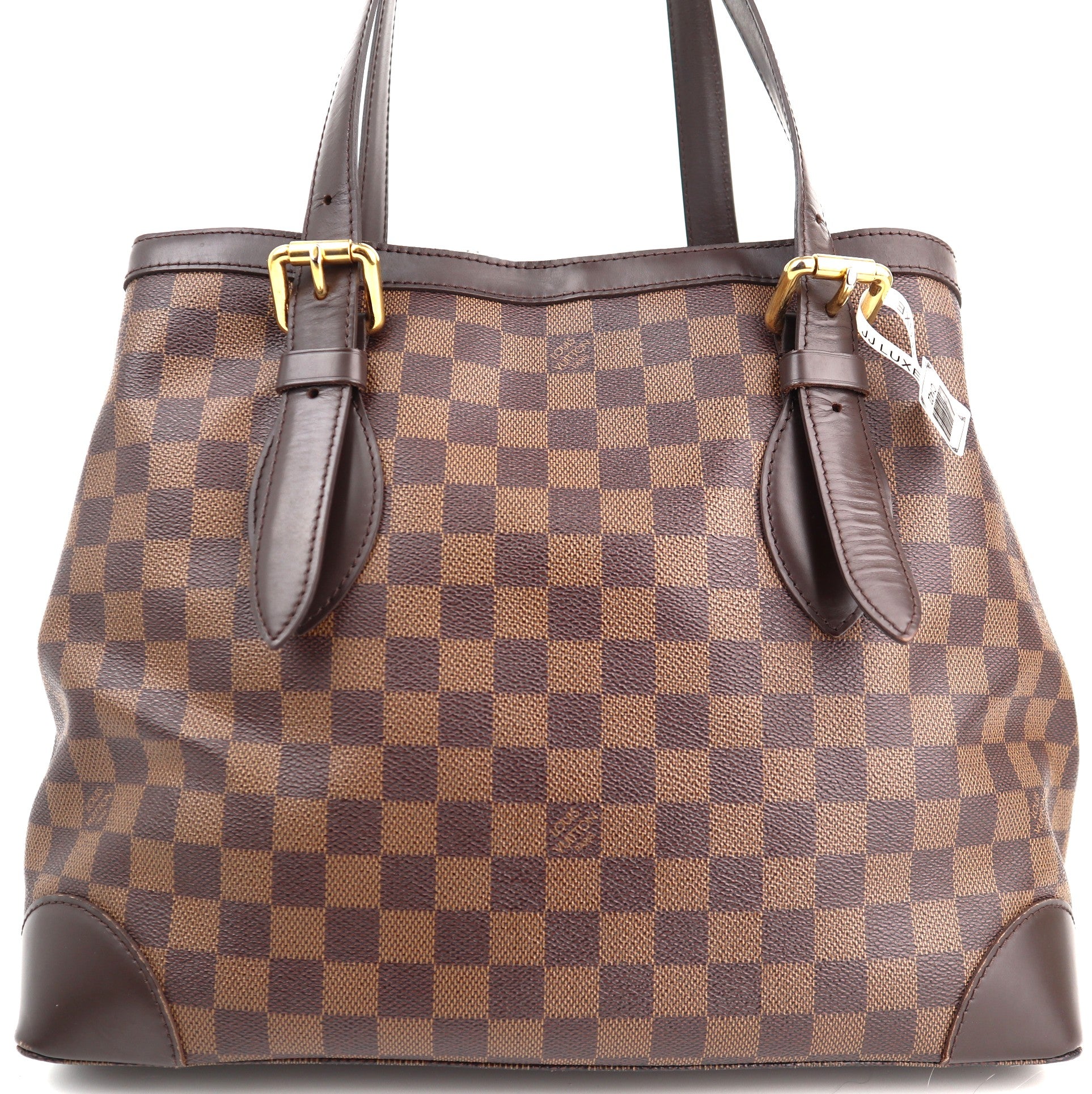C1422R Louis Vuitton Hampstead MM Damier Ebene-Pre Owned