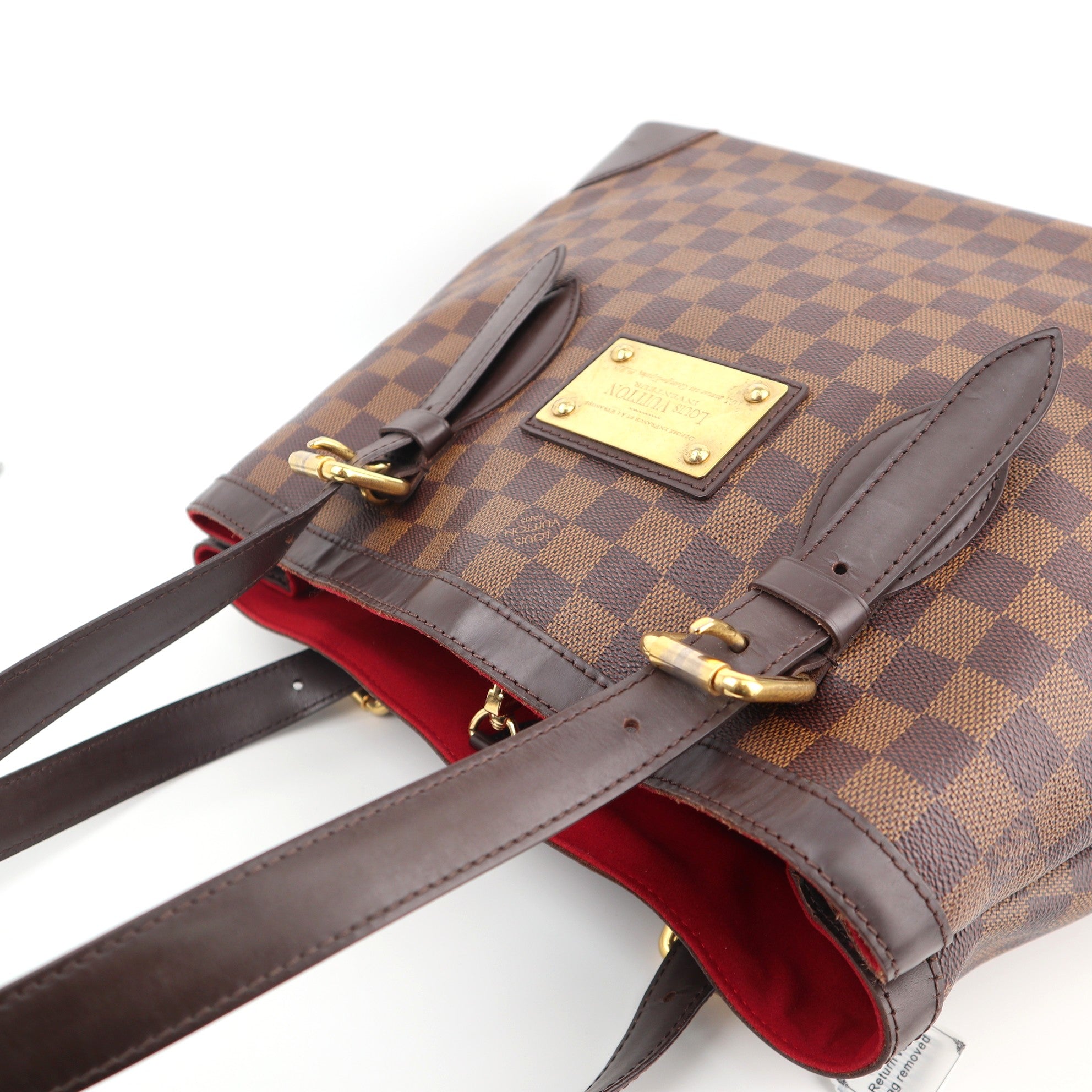 C1422R Louis Vuitton Hampstead MM Damier Ebene-Pre Owned