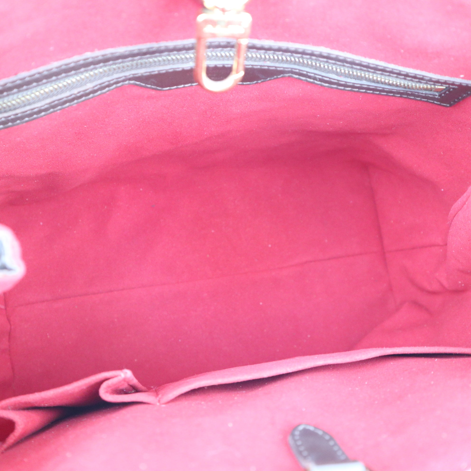 C1422R Louis Vuitton Hampstead MM Damier Ebene-Pre Owned