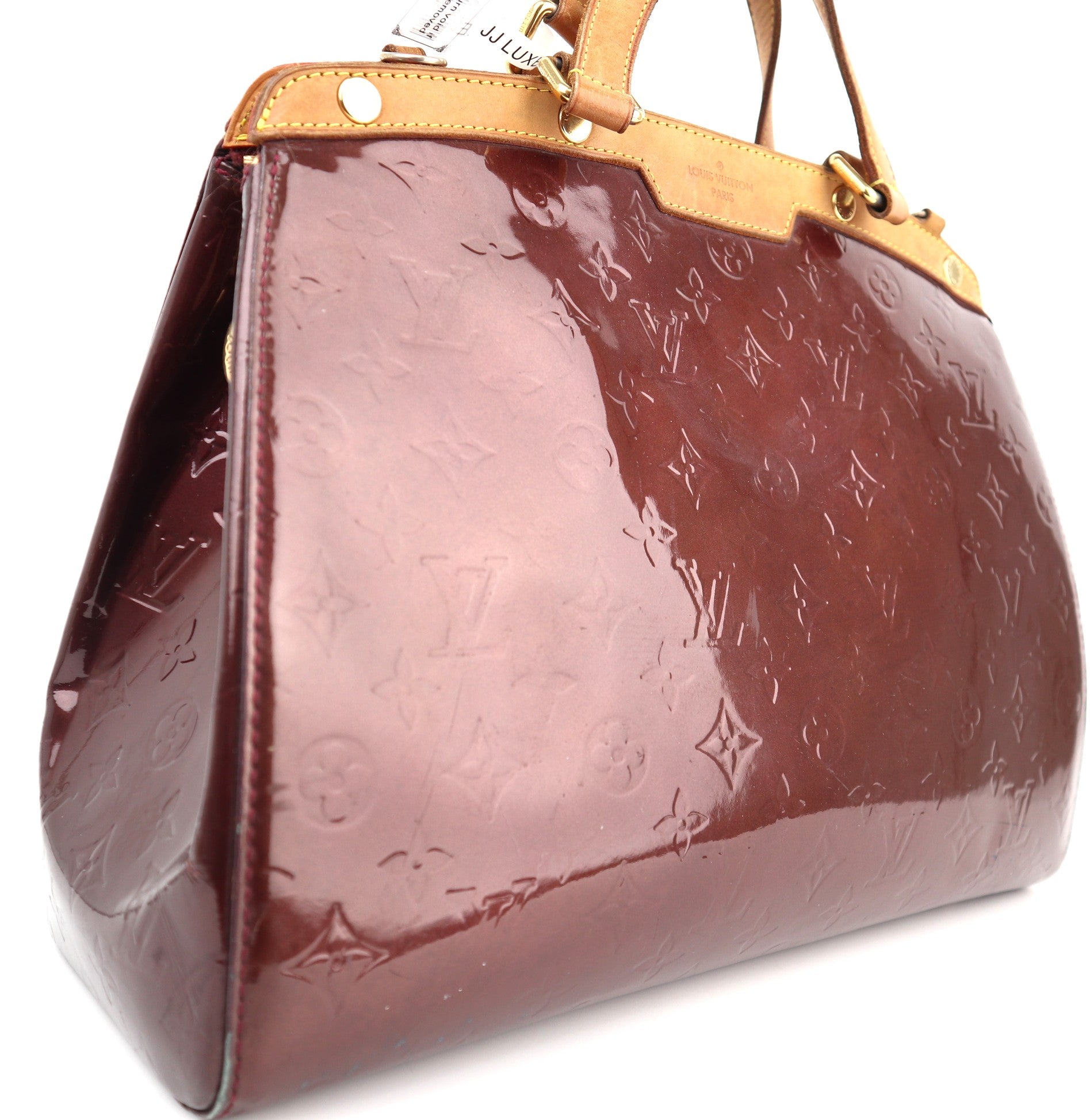C1423 Louis Vuitton Brea Rouge Fauviste Monogram Vernis GM-Pre Owned
