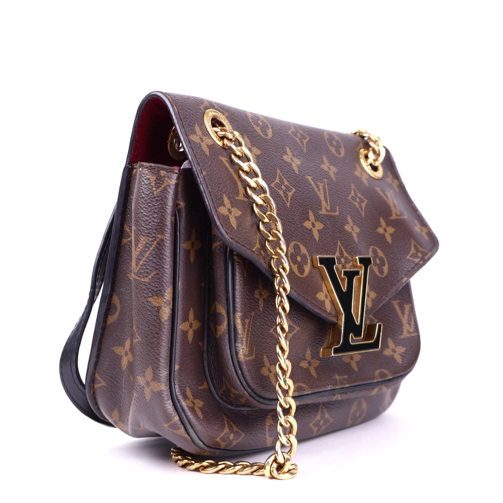 J3387 Louis Vuitton Passy Handbag Monogram Canvas Crossbody Bag- Pre Owned