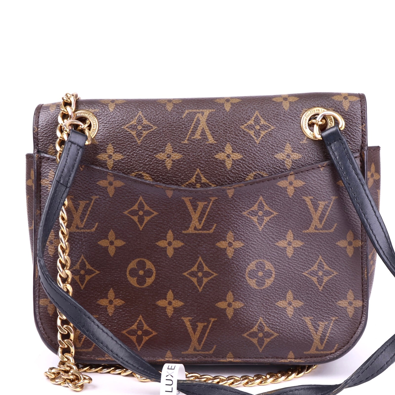 J3387 Louis Vuitton Passy Handbag Monogram Canvas Crossbody Bag- Pre Owned