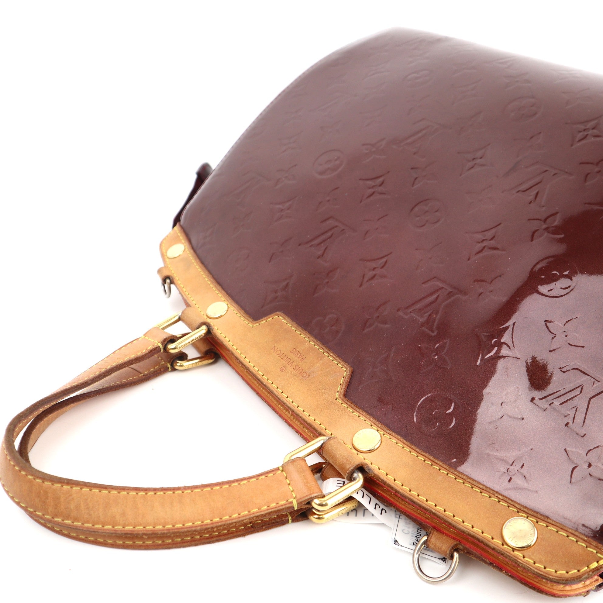 C1423 Louis Vuitton Brea Rouge Fauviste Monogram Vernis GM-Pre Owned