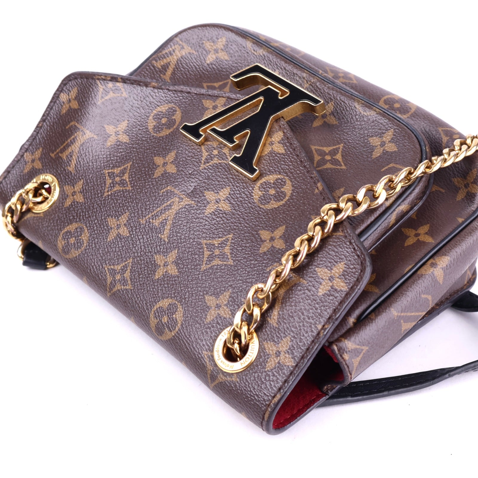J3387 Louis Vuitton Passy Handbag Monogram Canvas Crossbody Bag- Pre Owned