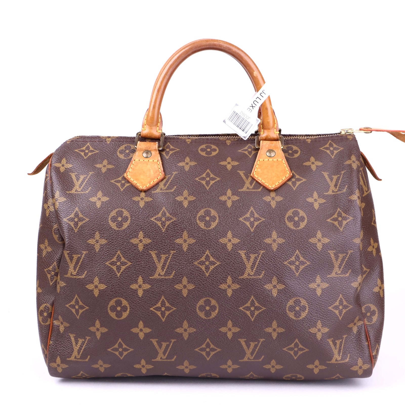 J3392 Louis Vuitton Speedy Handbag Monogram Canvas 30- Pre Owned