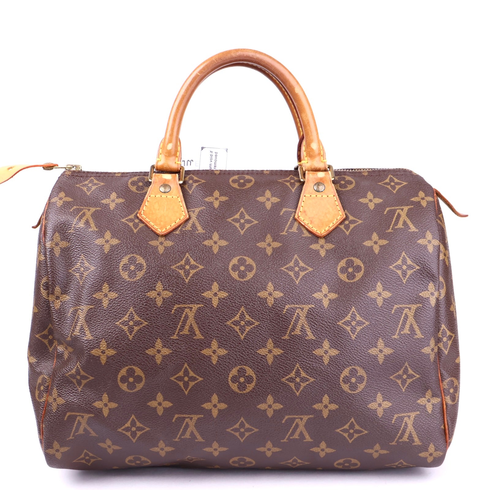 J3392 Louis Vuitton Speedy Handbag Monogram Canvas 30- Pre Owned