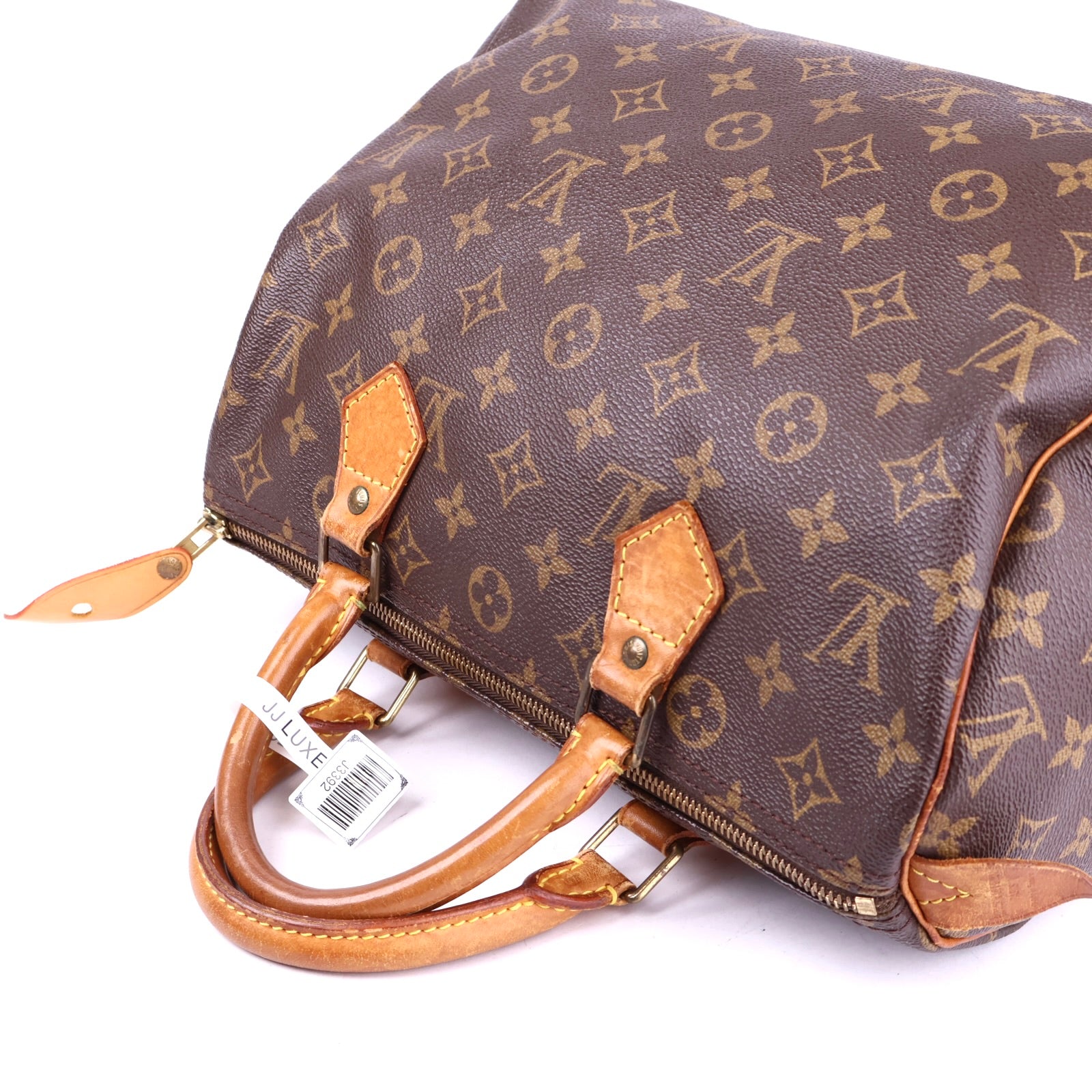 J3392 Louis Vuitton Speedy Handbag Monogram Canvas 30- Pre Owned