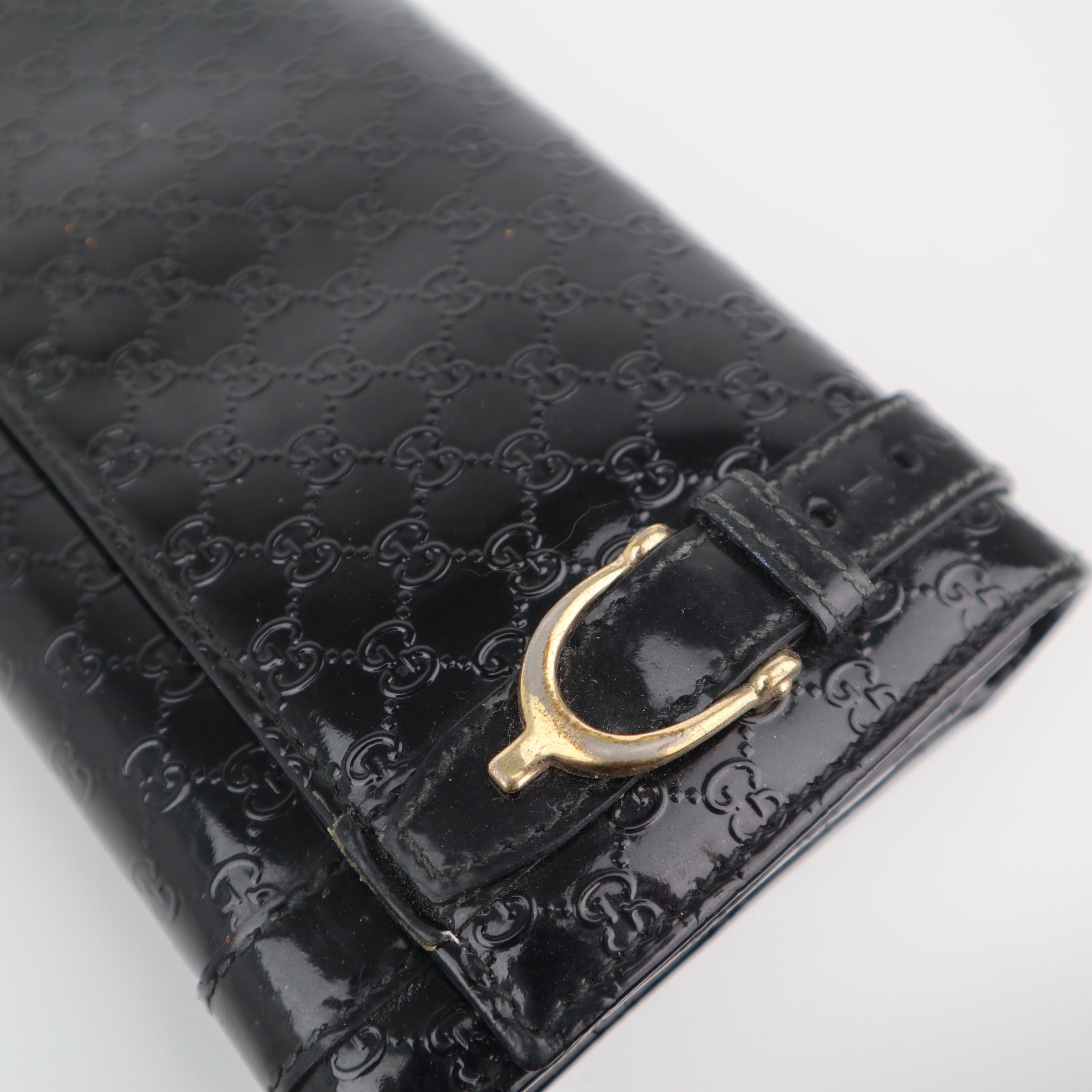 C2198 Gucci Long Wallet Microguccissima Long Wallet | Pre-Owned Very Good Brown embossed leather