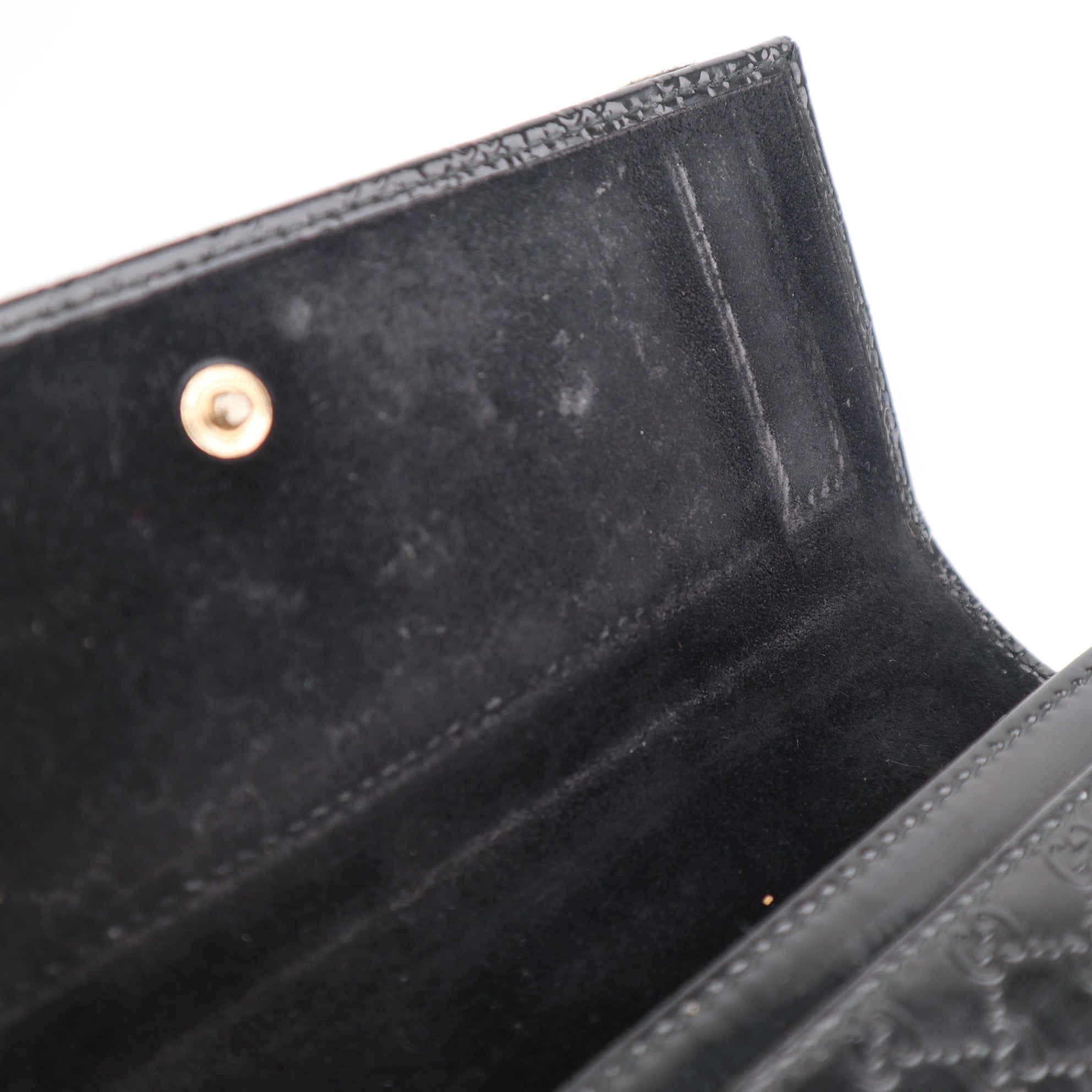 C2198 Gucci Long Wallet Microguccissima Long Wallet | Pre-Owned Very Good Brown embossed leather