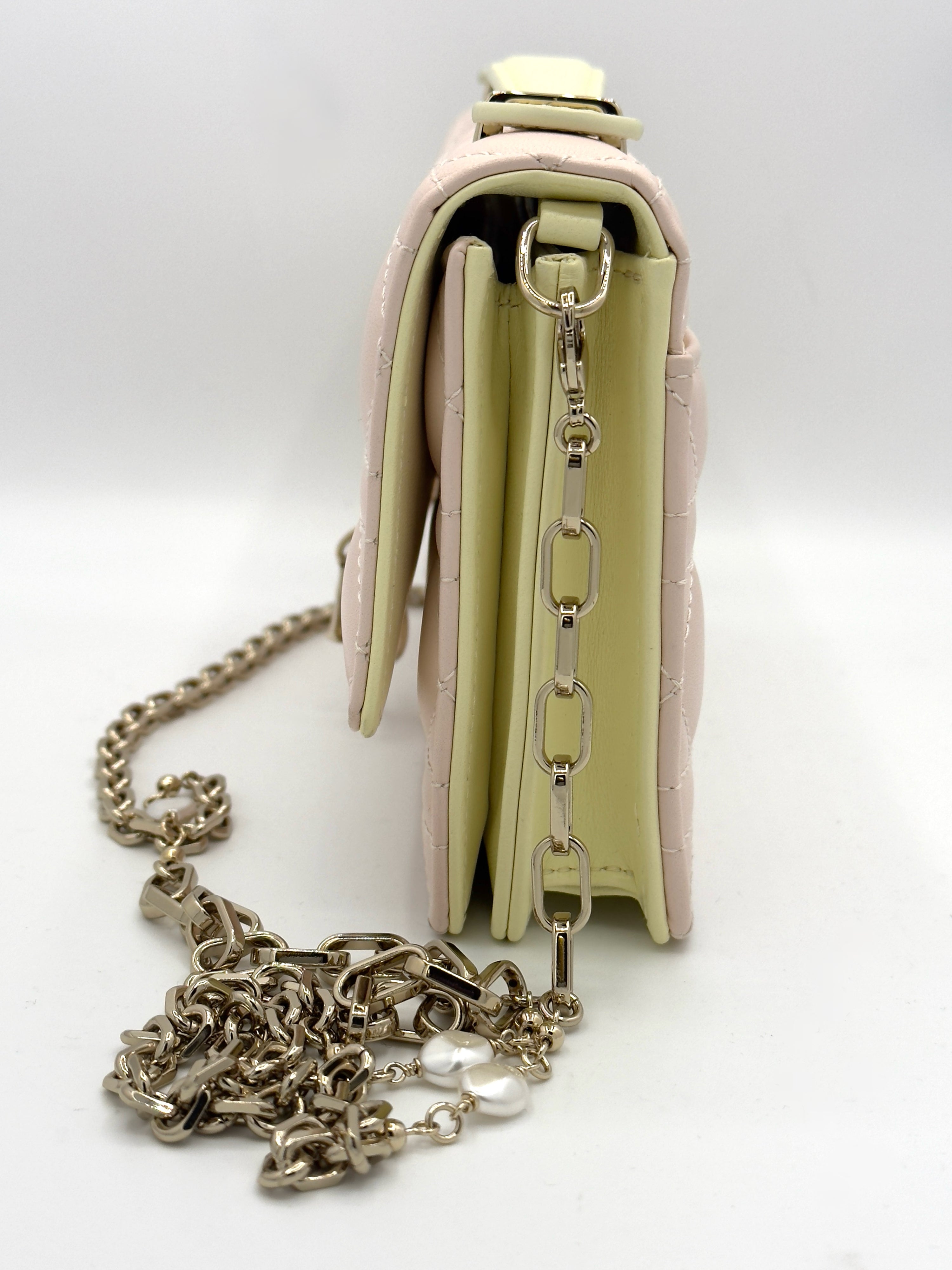 My Dior Mini Bag-Powder Pink Cannage Lambskin