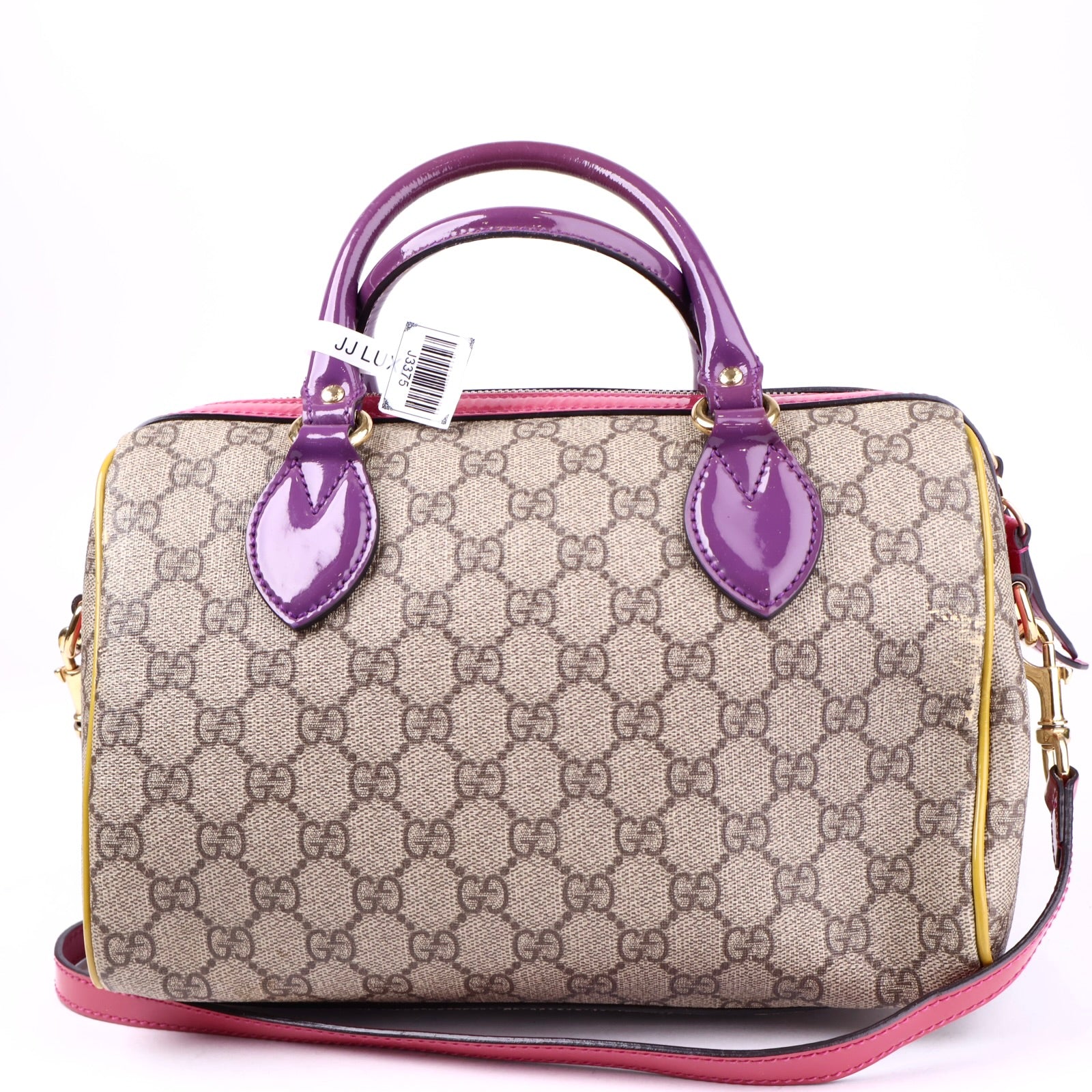 J3375 Gucci Limited Edition GG Supreme Boston Bag- Pre Owned