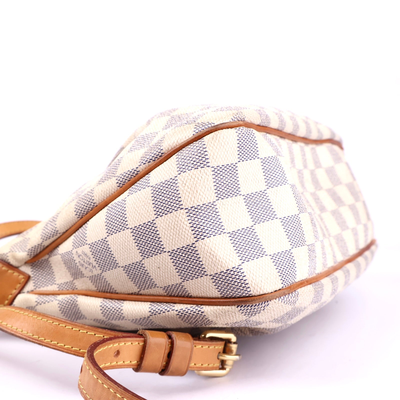 J3372 Louis Vuitton Siracusa Handbag Damier PM Crossbody Bag- Pre Owned