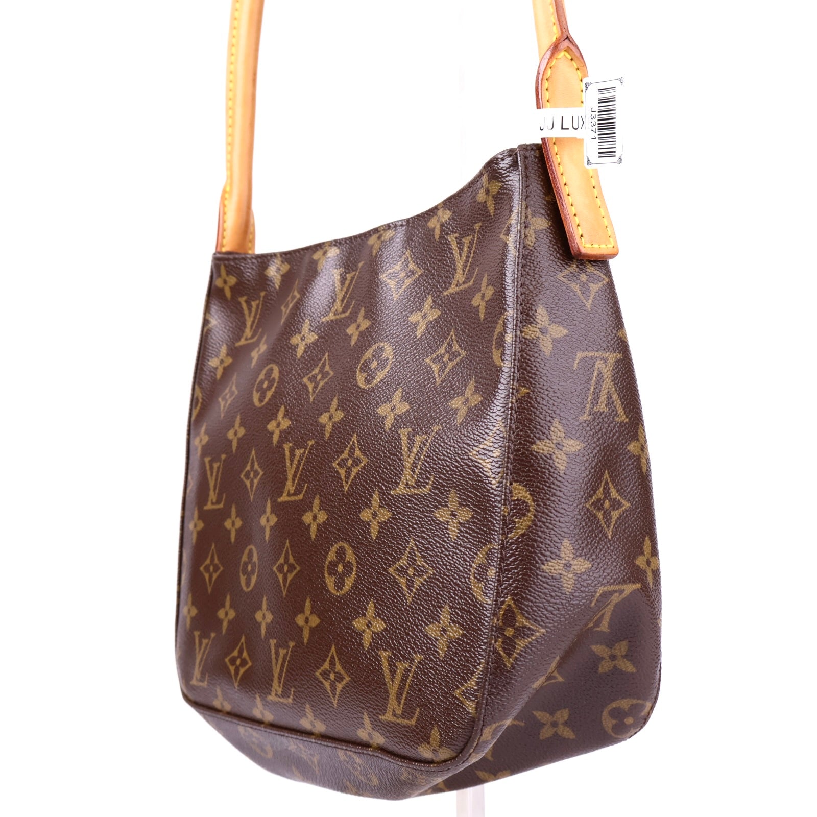 J3371 Louis Vuitton Looping Handbag Monogram Canvas MM satchel- Pre Owned