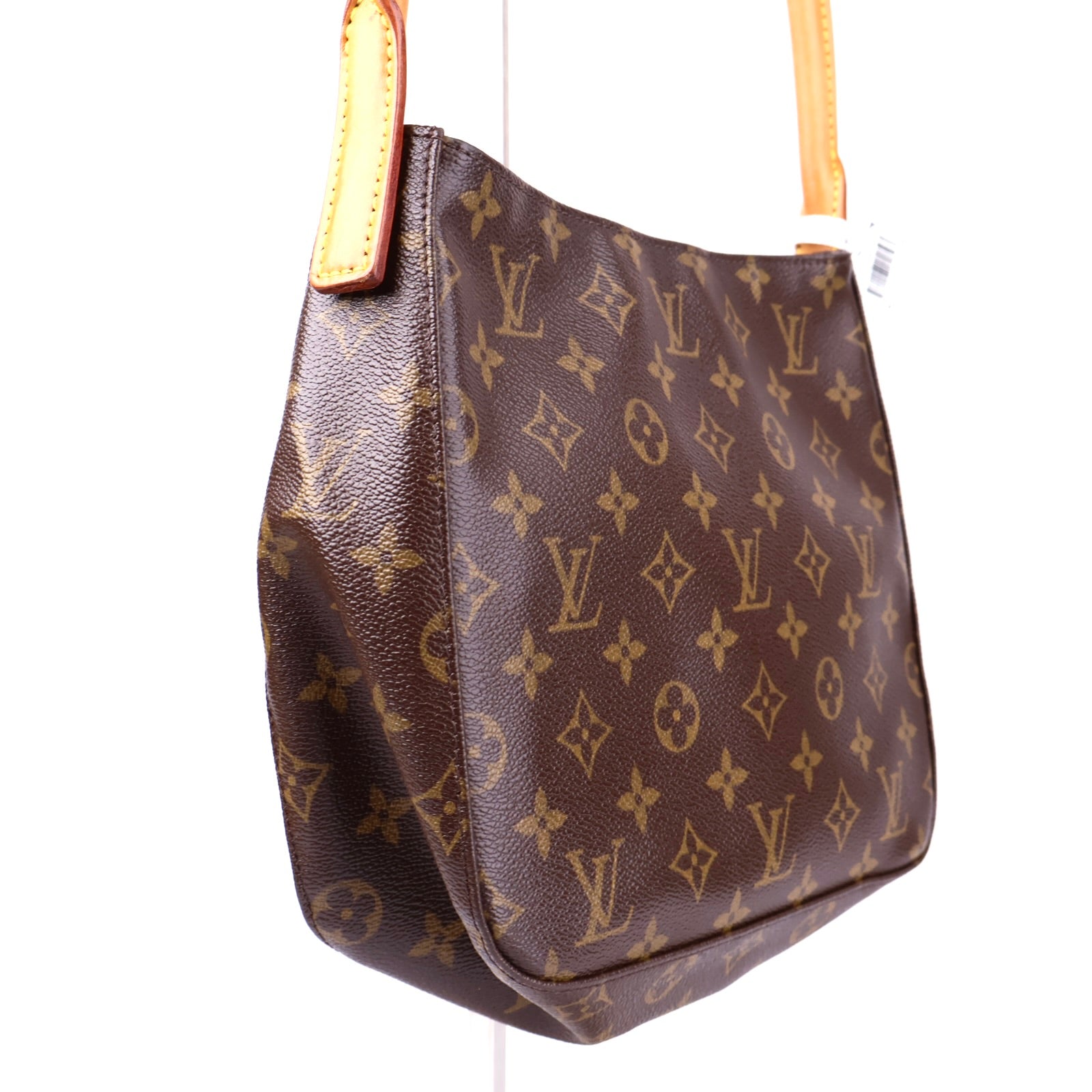 J3371R Louis Vuitton Looping Handbag Monogram Canvas MM satchel- Pre Owned