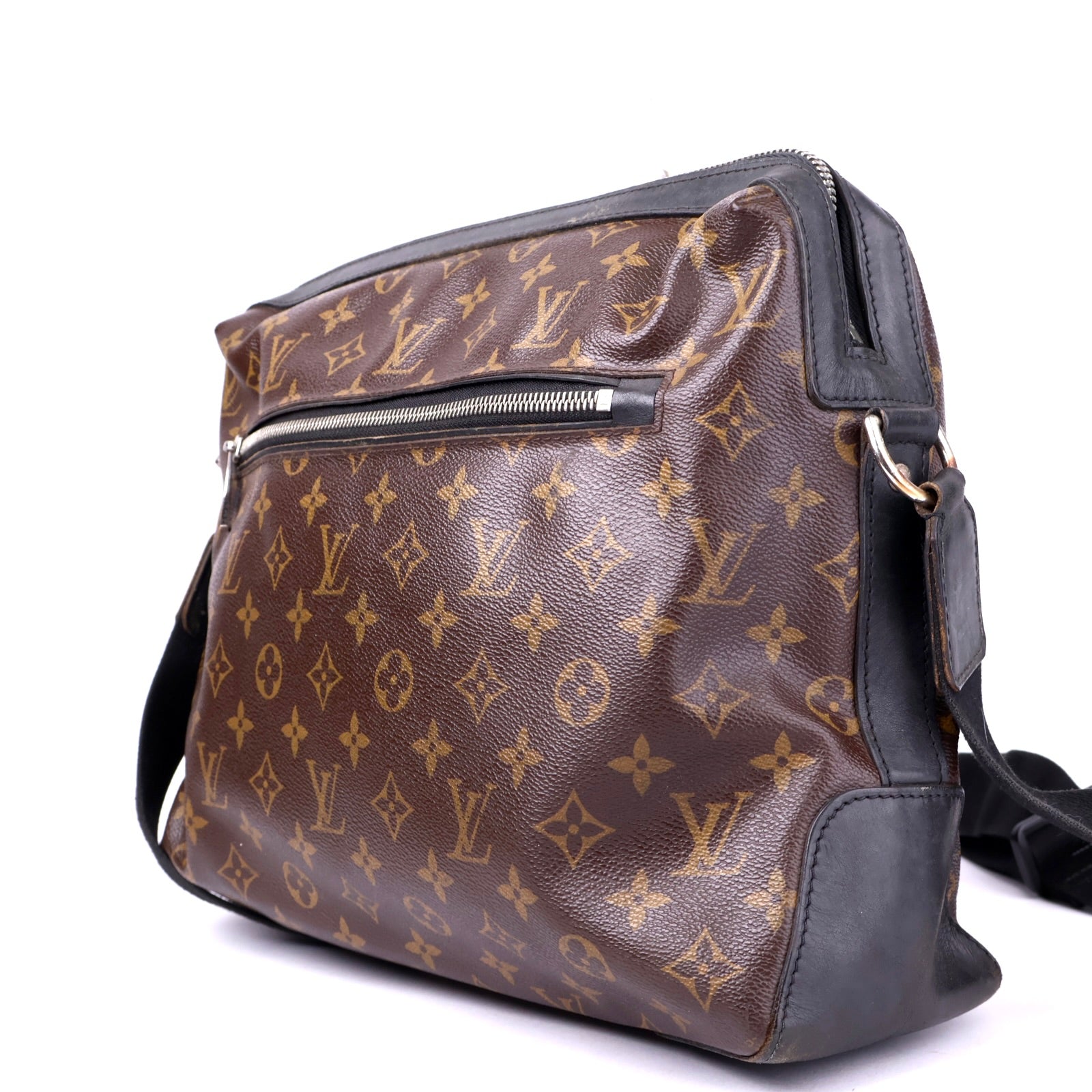 J3370 Louis Vuitton Monogram Macassar Canvas Torres Messenger Bag- Pre Owned