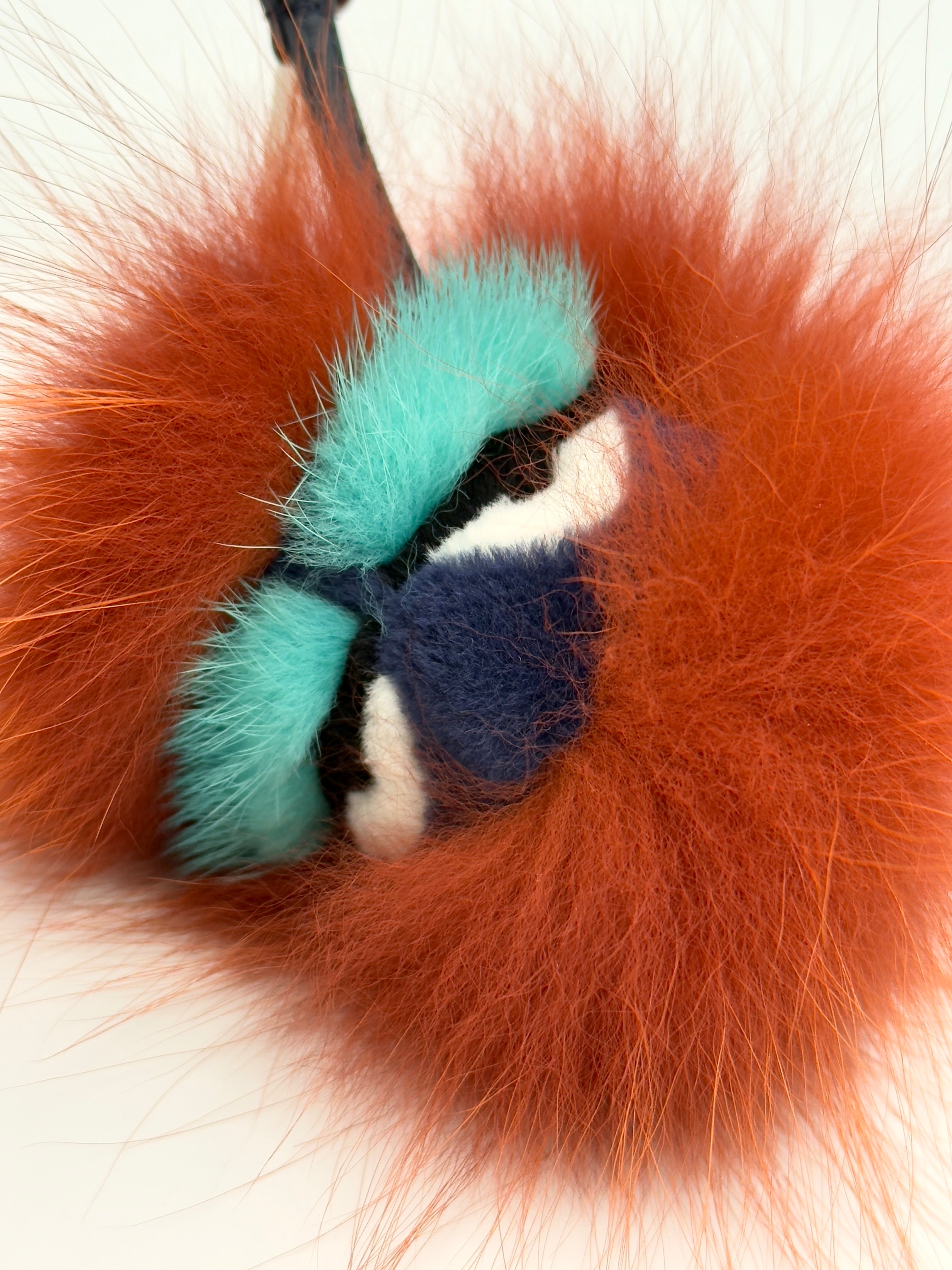 Fendi Blueminous Mini Bag Bug/ Fox Keychain