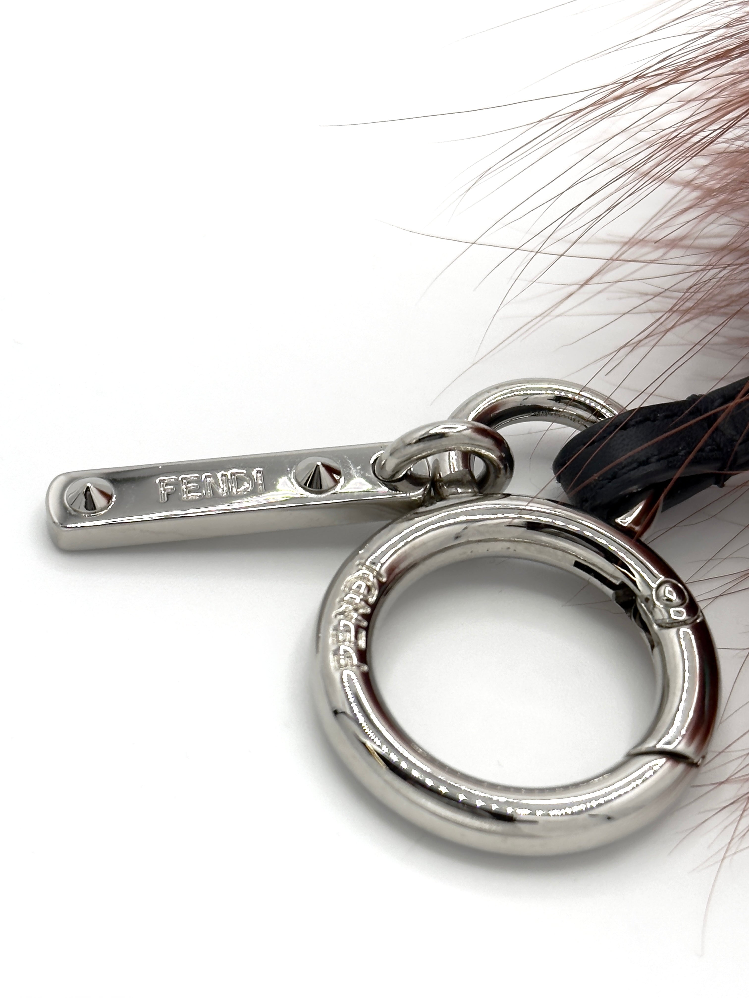 Fendi Blueminous Mini Bag Bug/ Fox Keychain