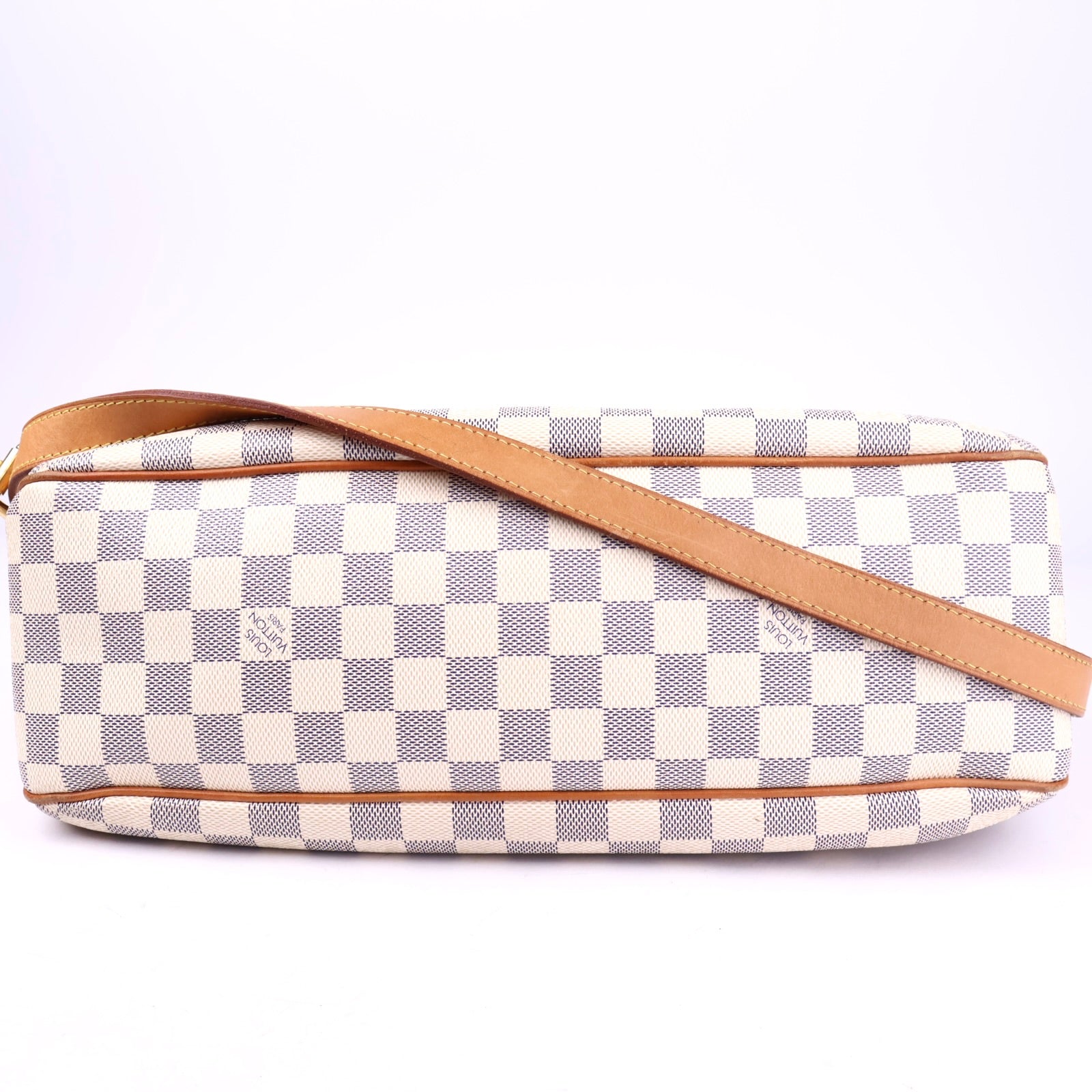 J3354 Louis Vuitton Siracusa Handbag Damier MM shoulder Bag- Pre Owned