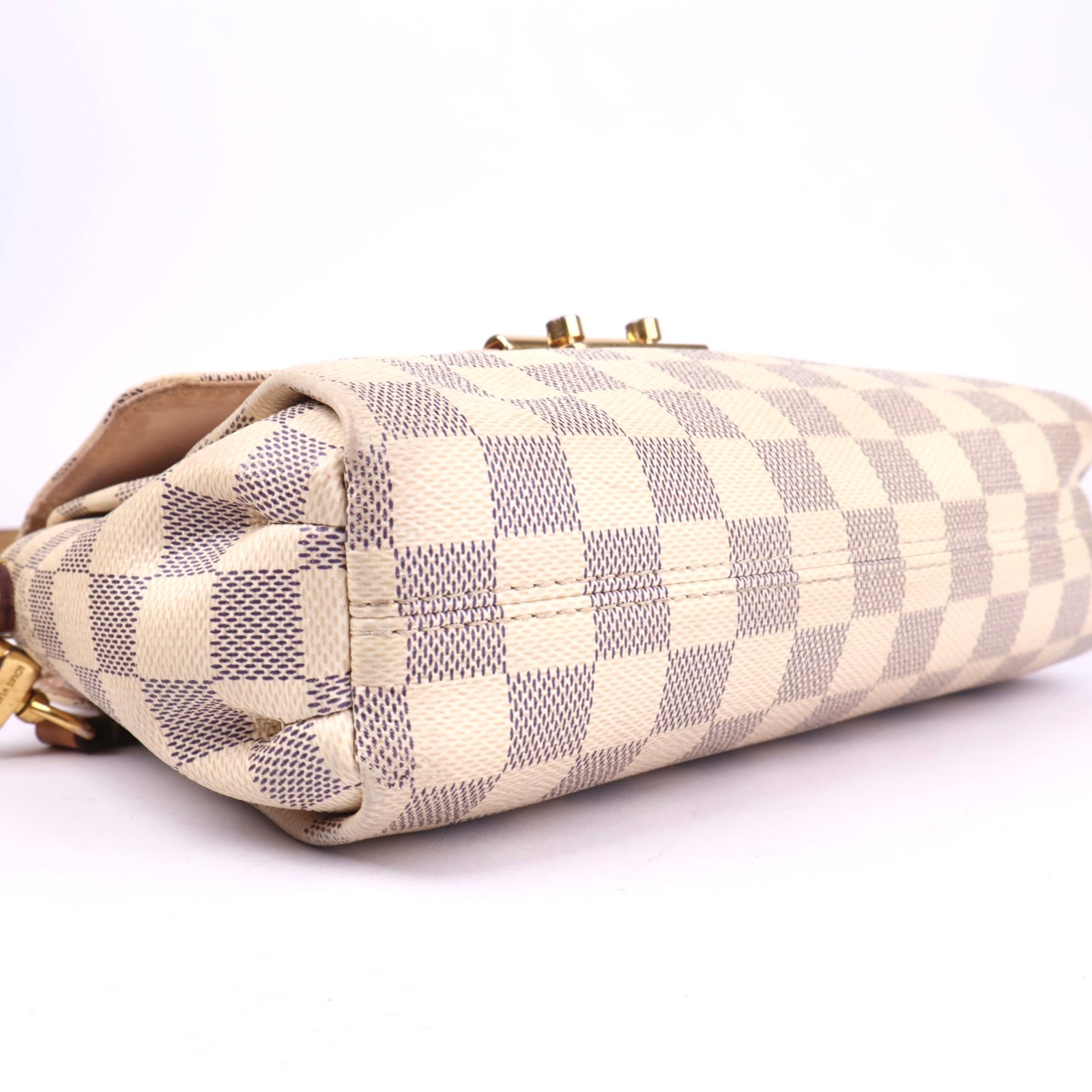 J3364 Louis Vuitton Damier Azur Canvas Croisette Bag- Pre Owned
