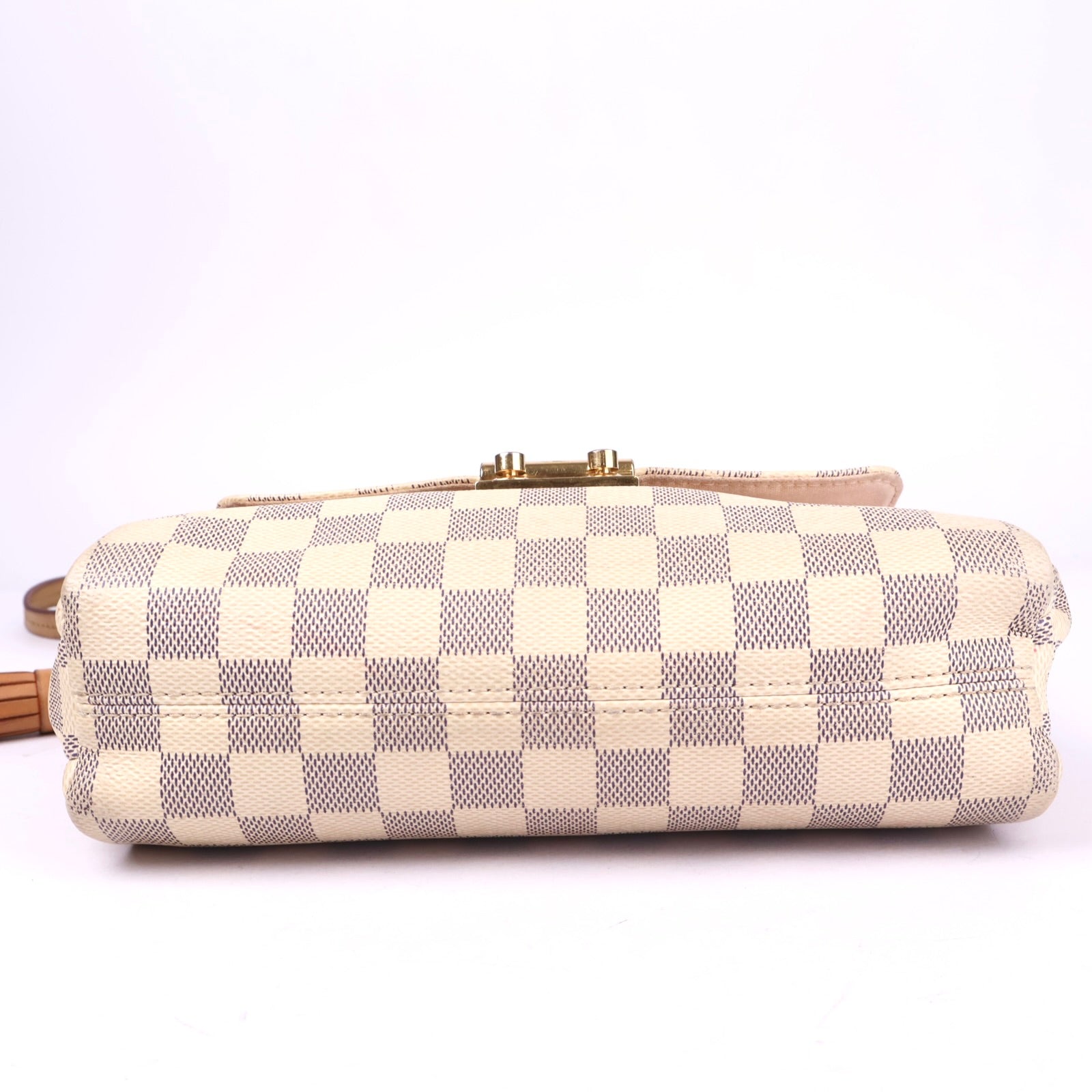 J3364 Louis Vuitton Damier Azur Canvas Croisette Bag- Pre Owned