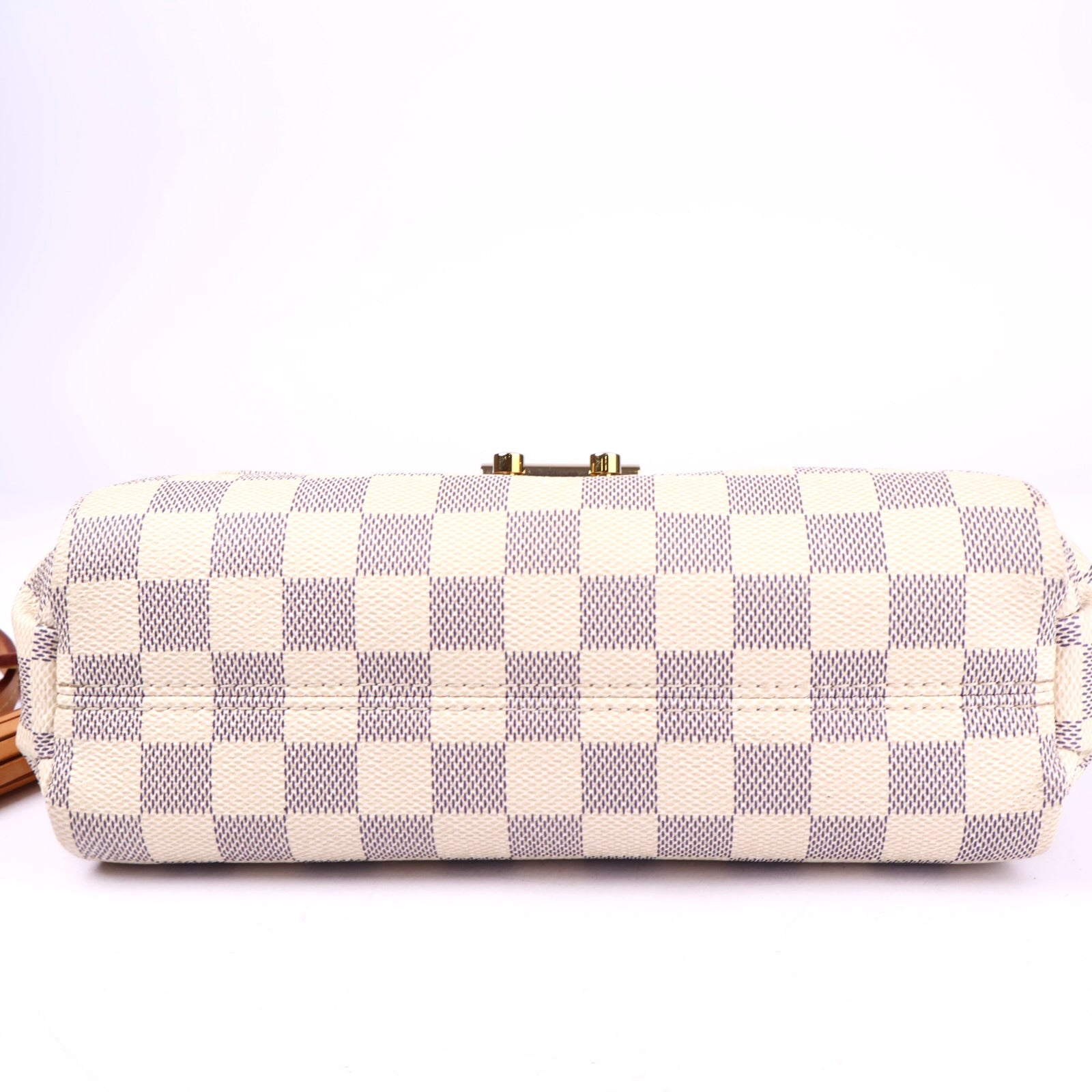 J3366 Louis Vuitton Damier Azur Canvas Croisette Bag- Pre Owned