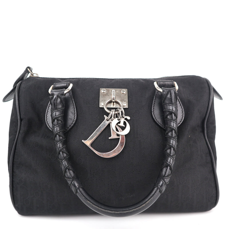 C2221 Christian Dior Top Handle Bag Diorissimo Lovely | Pre-Owned Very Good Leather