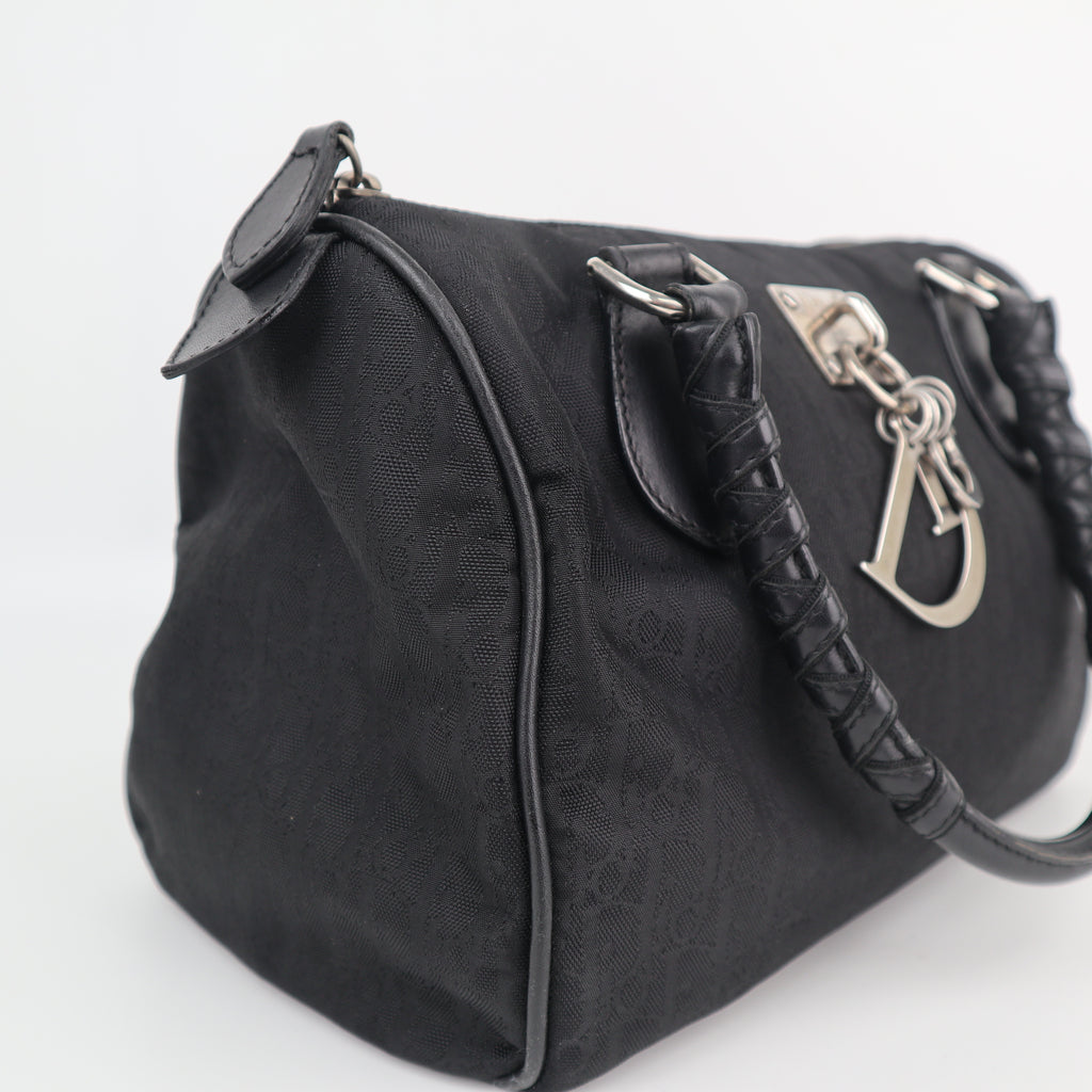 C2221 Christian Dior Top Handle Bag Diorissimo Lovely | Pre-Owned Very Good Leather