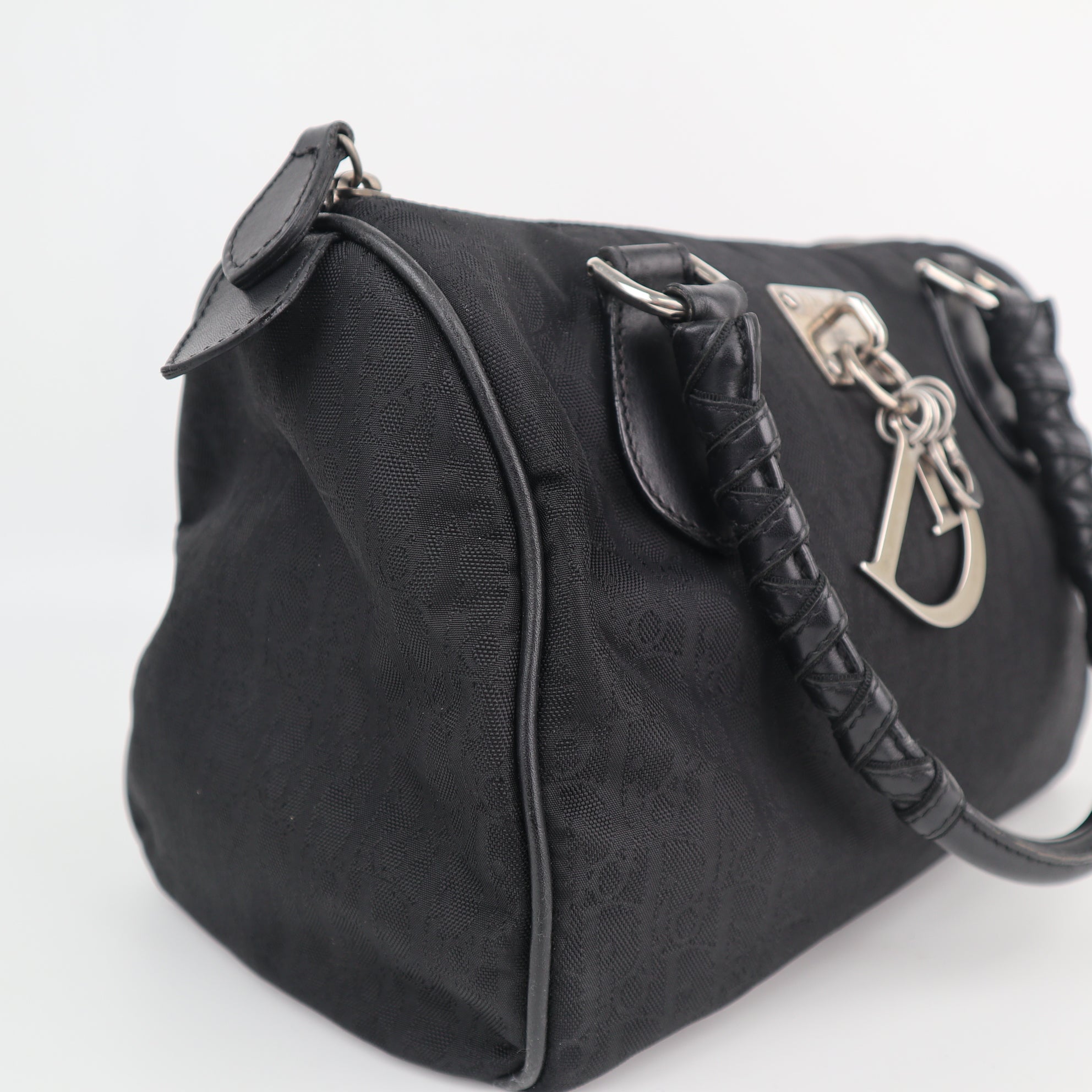 C2221 Christian Dior Top Handle Bag Diorissimo Lovely | Pre-Owned Very Good Leather