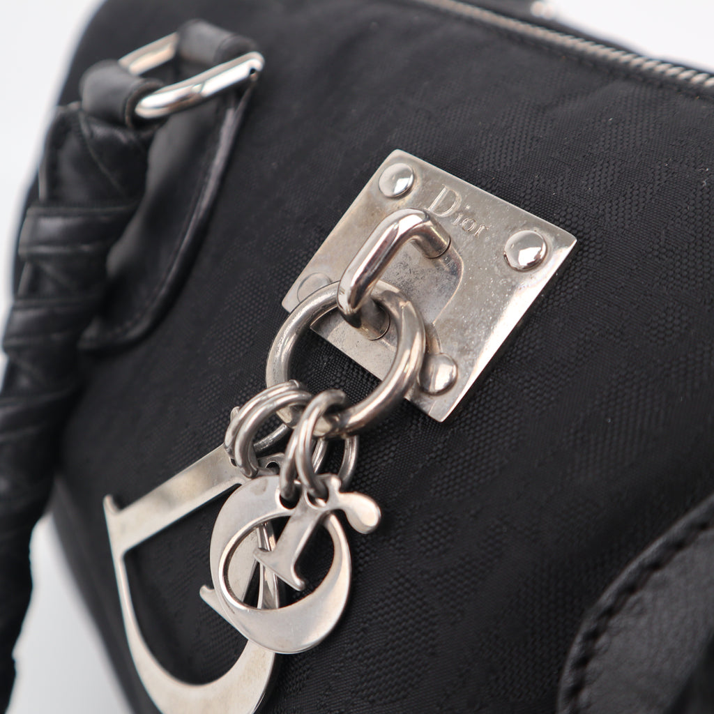 C2221 Christian Dior Top Handle Bag Diorissimo Lovely | Pre-Owned Very Good Leather