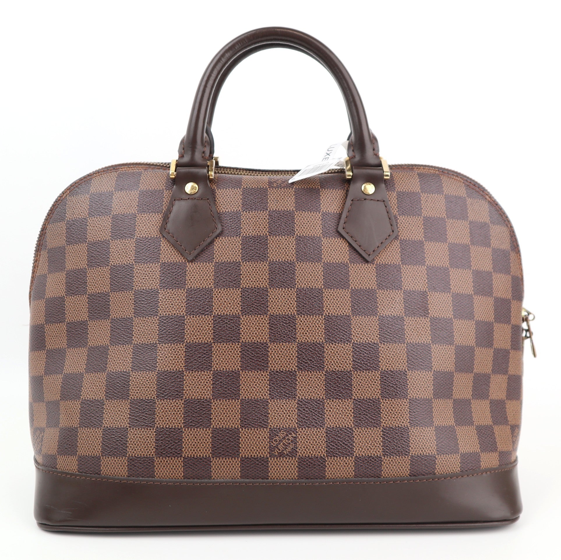 C1426R Louis Vuitton Alma PM Damier Ebène Handbag-Pre Owned