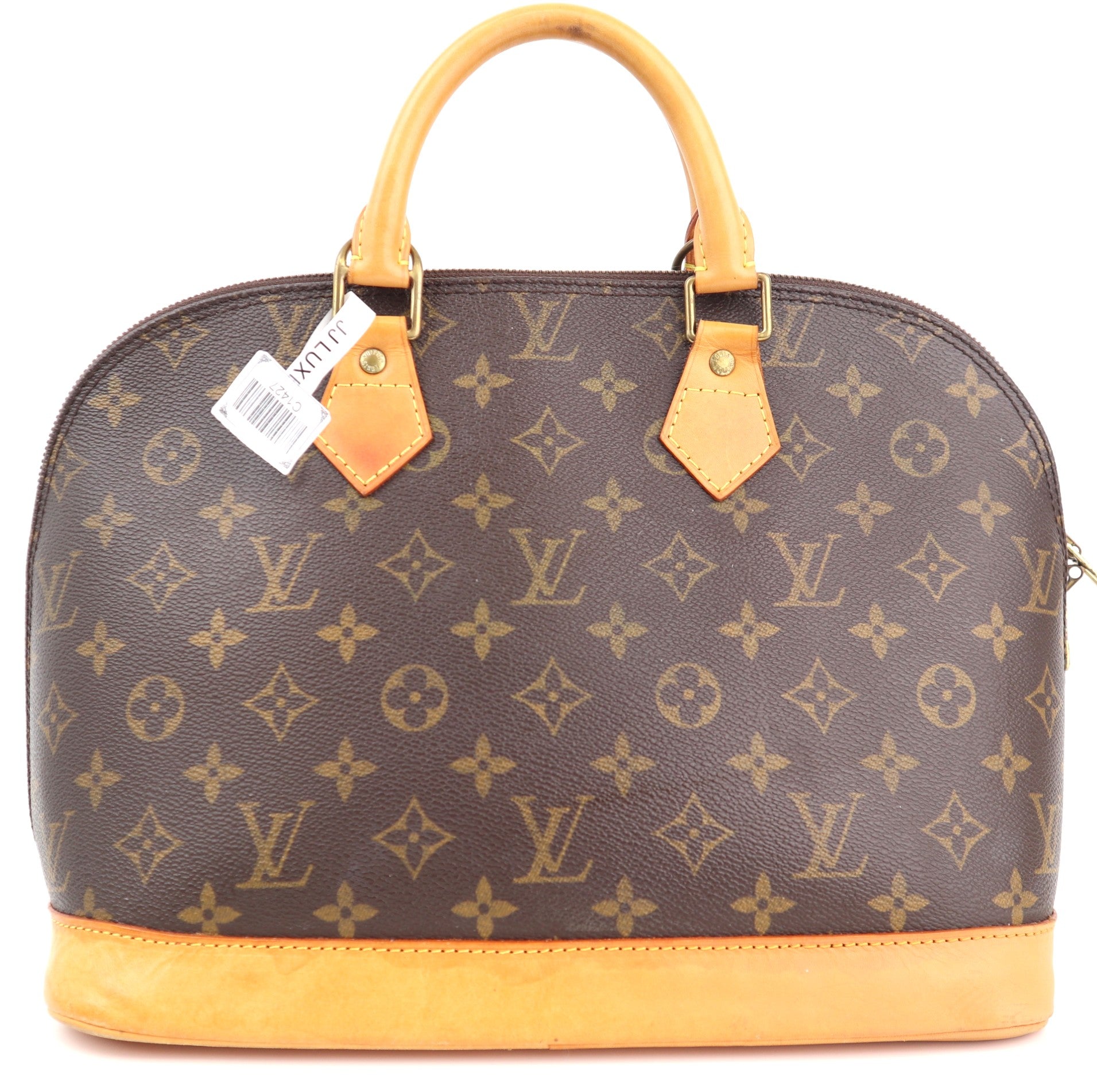 C1427R Louis Vuitton Alma Monogram Canvas Handbag-Pre Owned