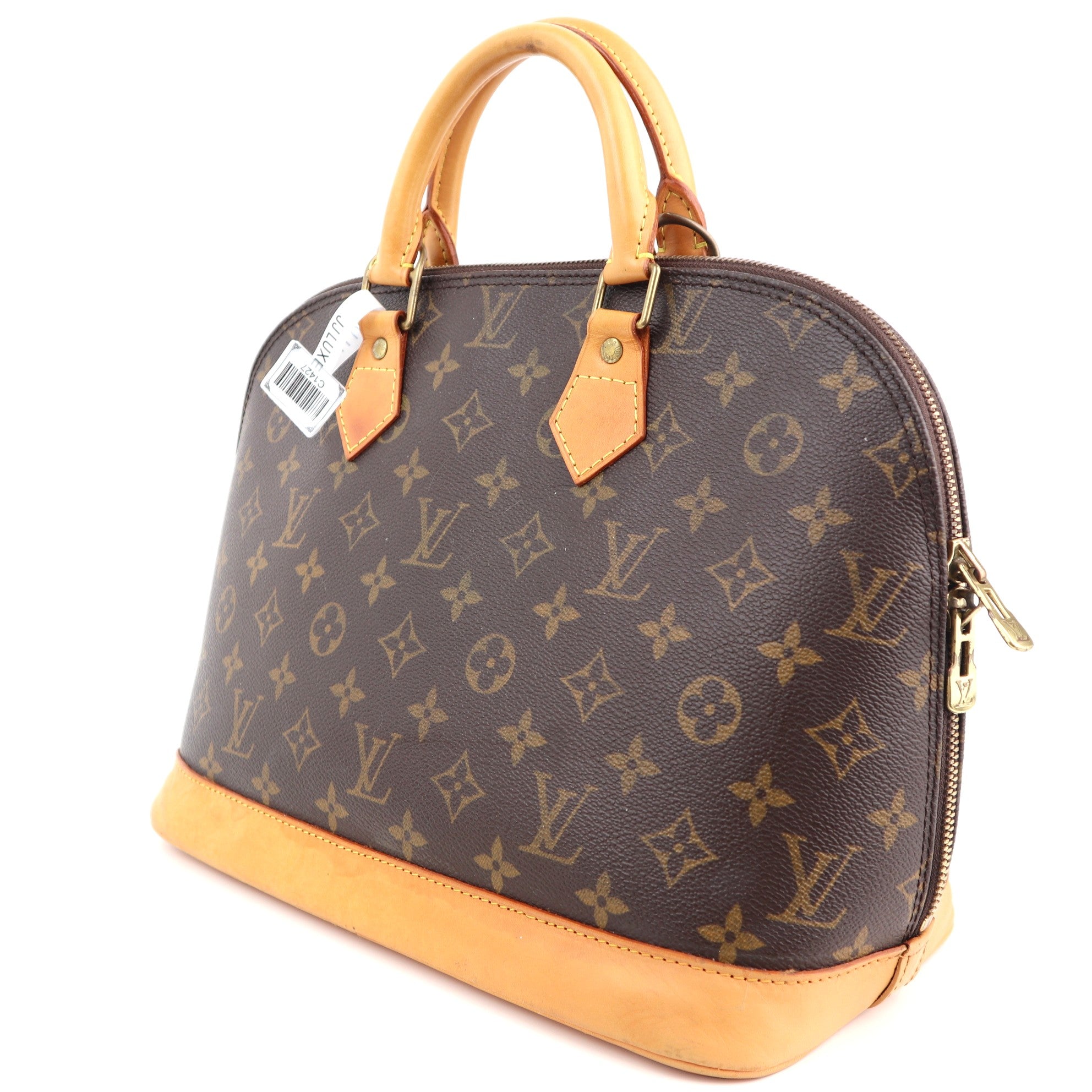 C1427R Louis Vuitton Alma Monogram Canvas Handbag-Pre Owned