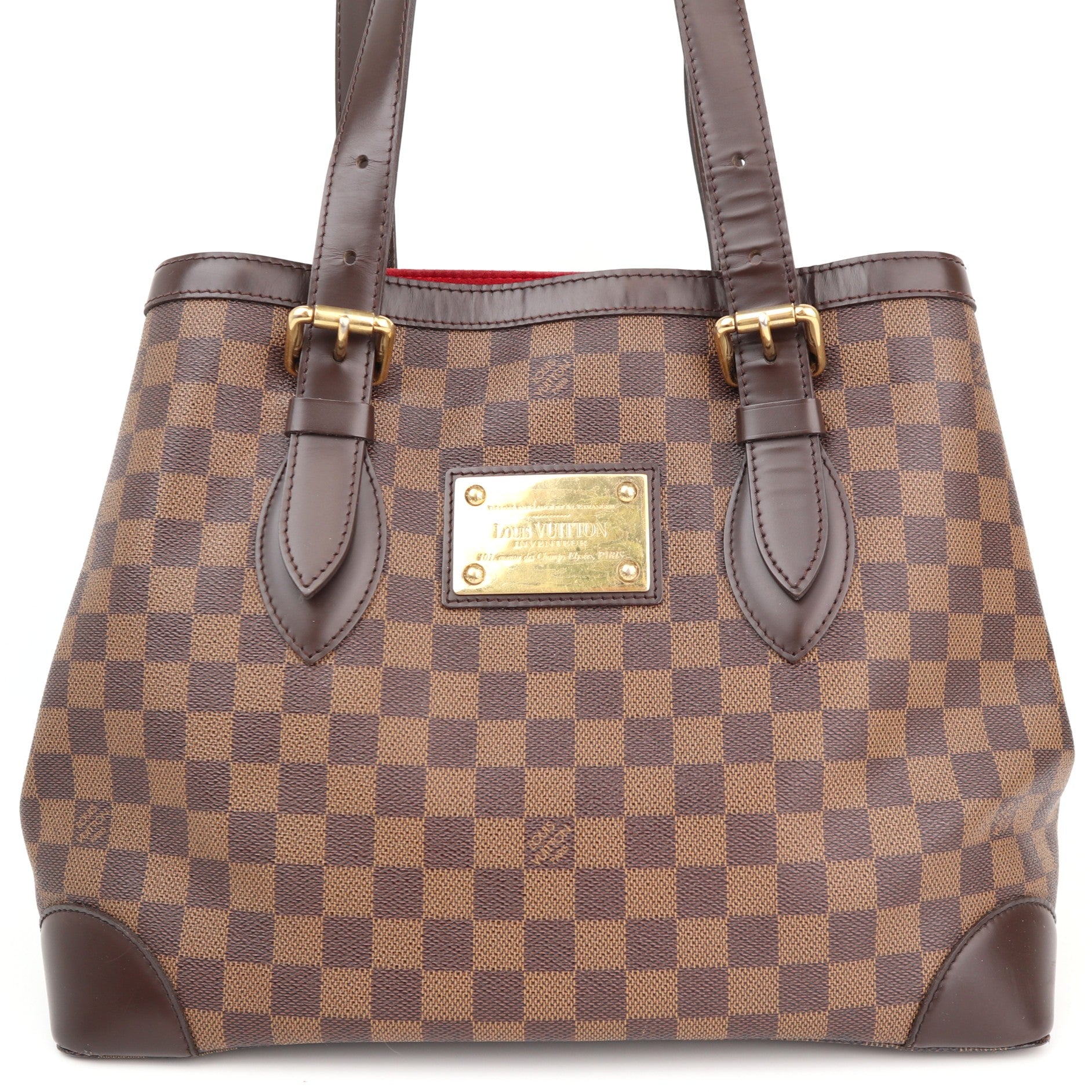C1440R Louis Vuitton Damier Ebene Hampstead MM-Pre Owned