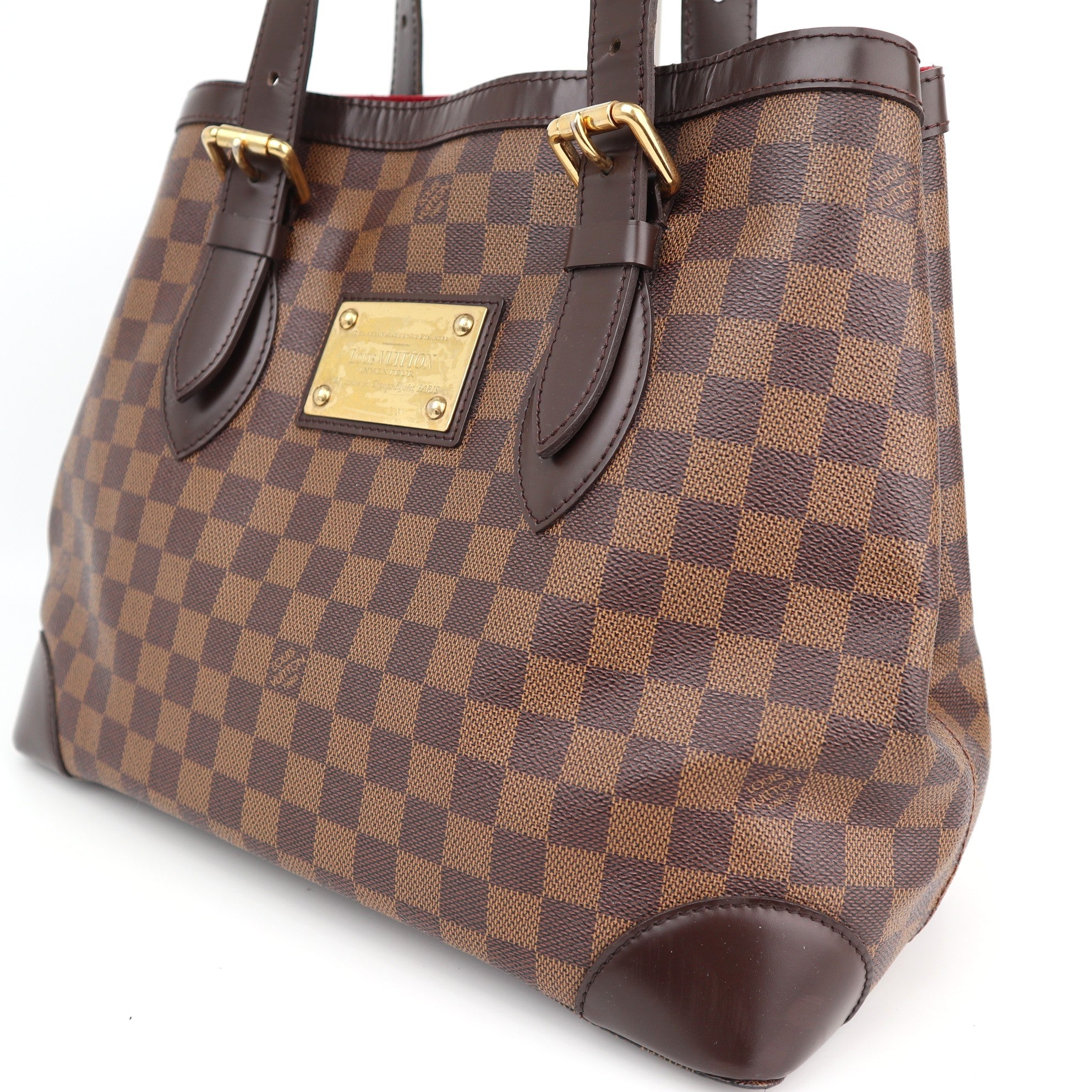 C1440R Louis Vuitton Damier Ebene Hampstead MM-Pre Owned