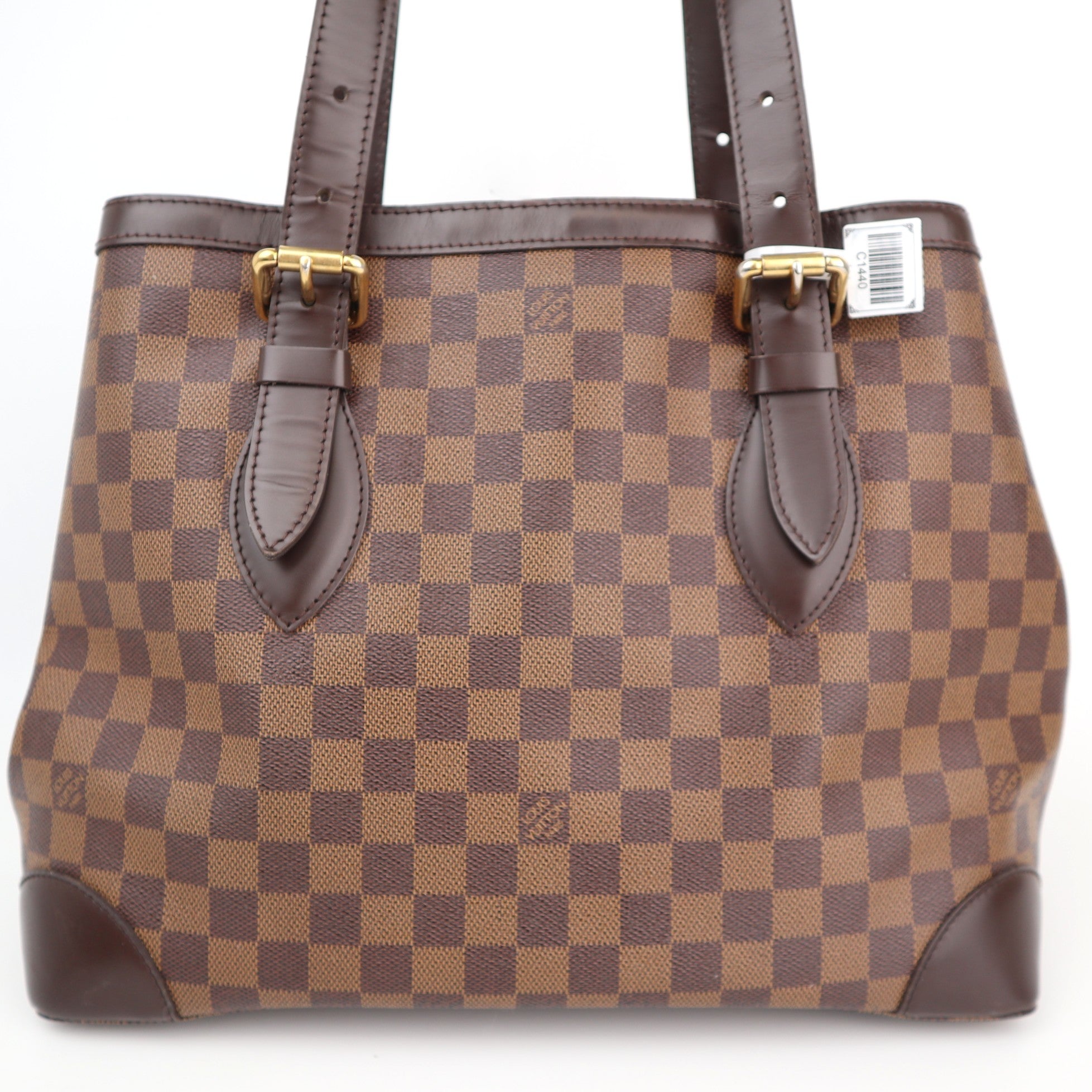 C1440R Louis Vuitton Damier Ebene Hampstead MM-Pre Owned