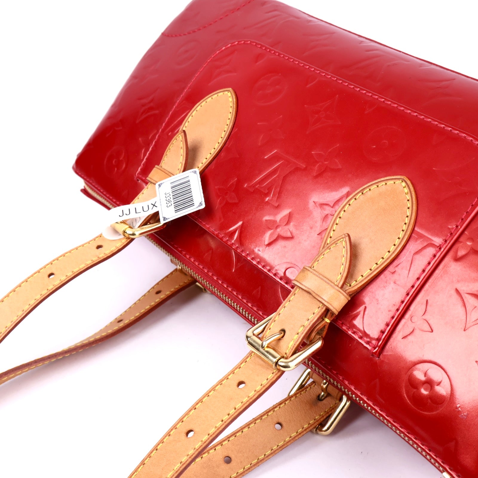 J3363 Louis Vuitton Pomme D'Amour Monogram Vernis Rosewood Bag- Pre Owned