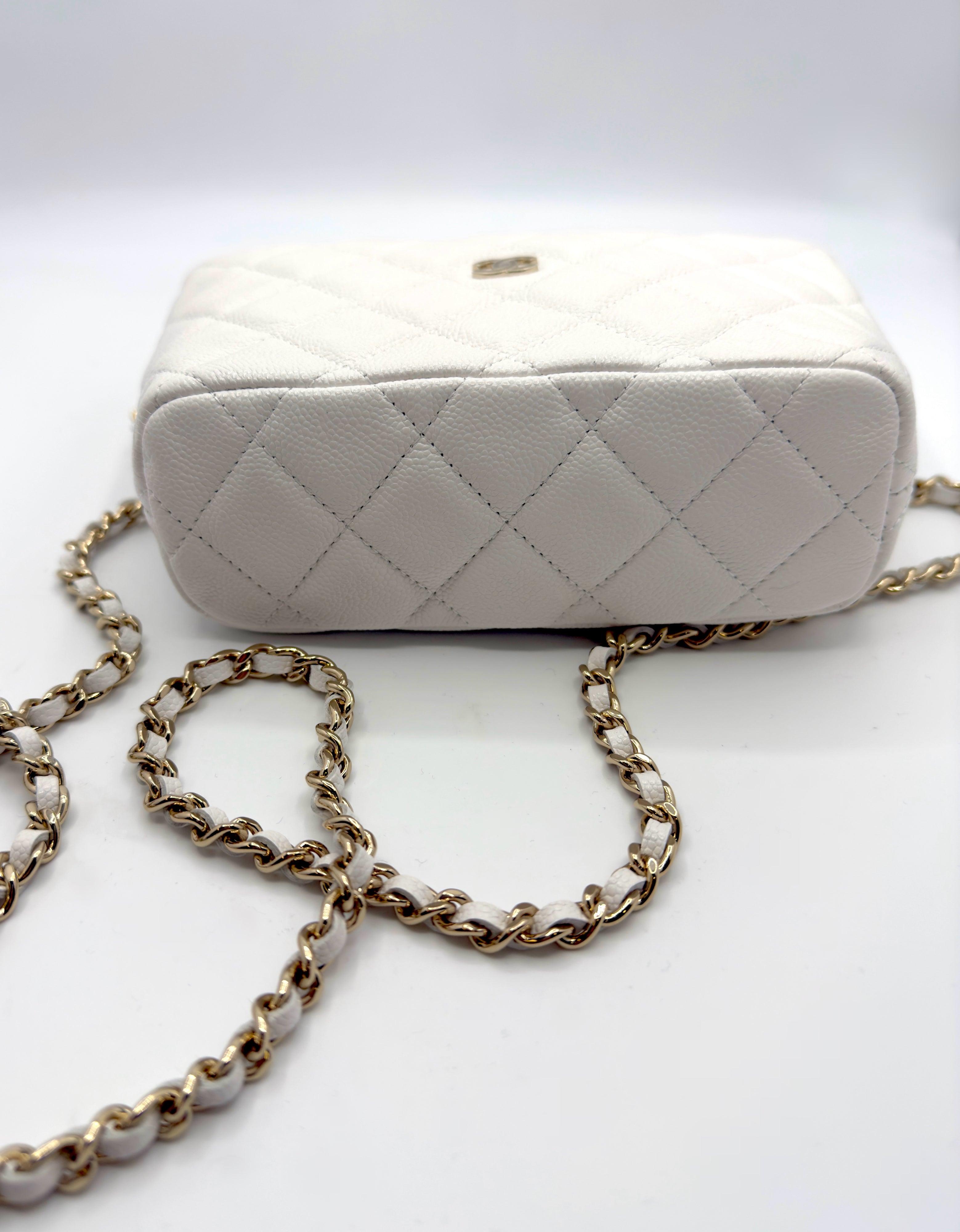 Chanel Women Handbag White Cruise