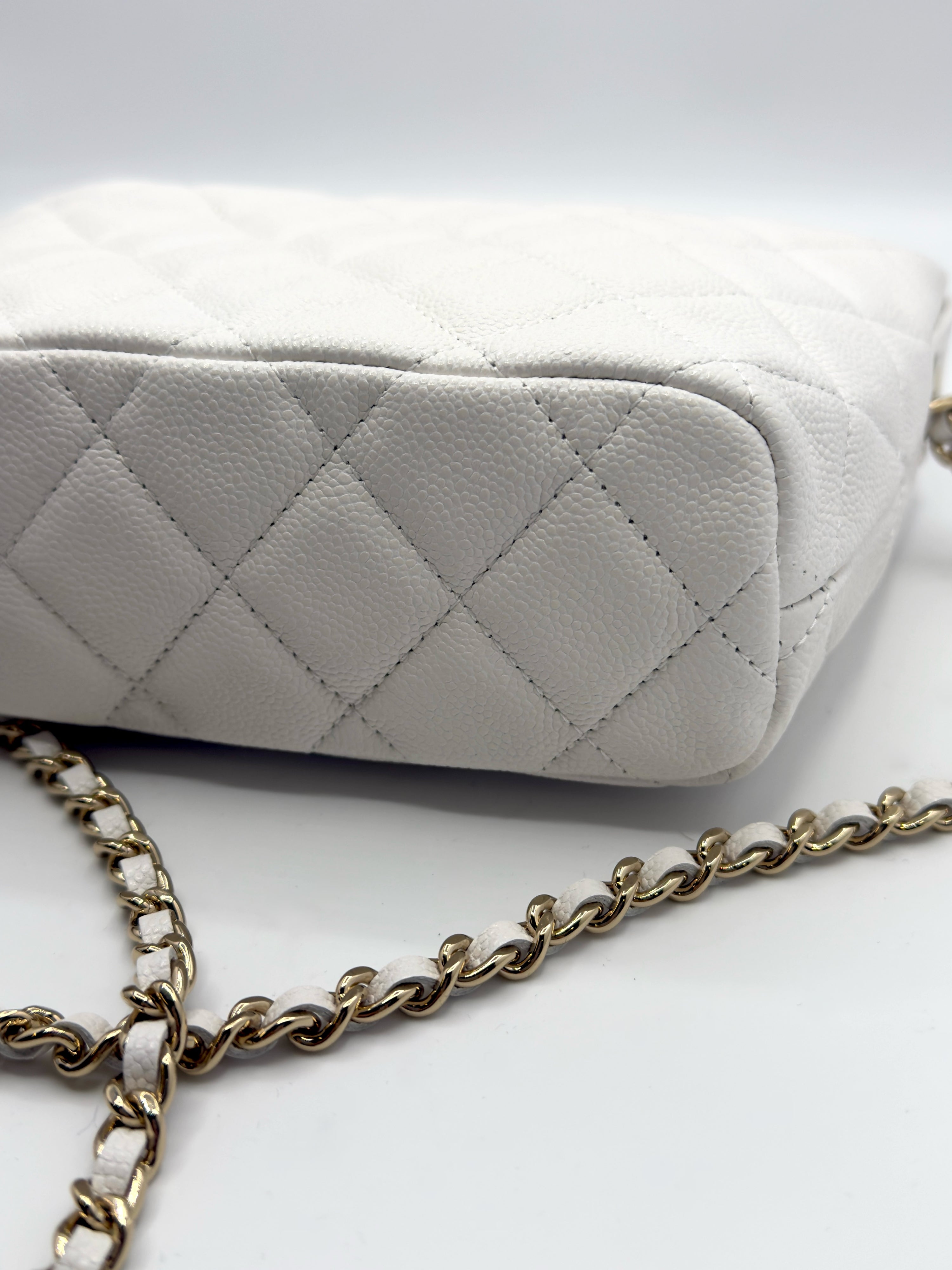 Chanel Women Handbag White Cruise