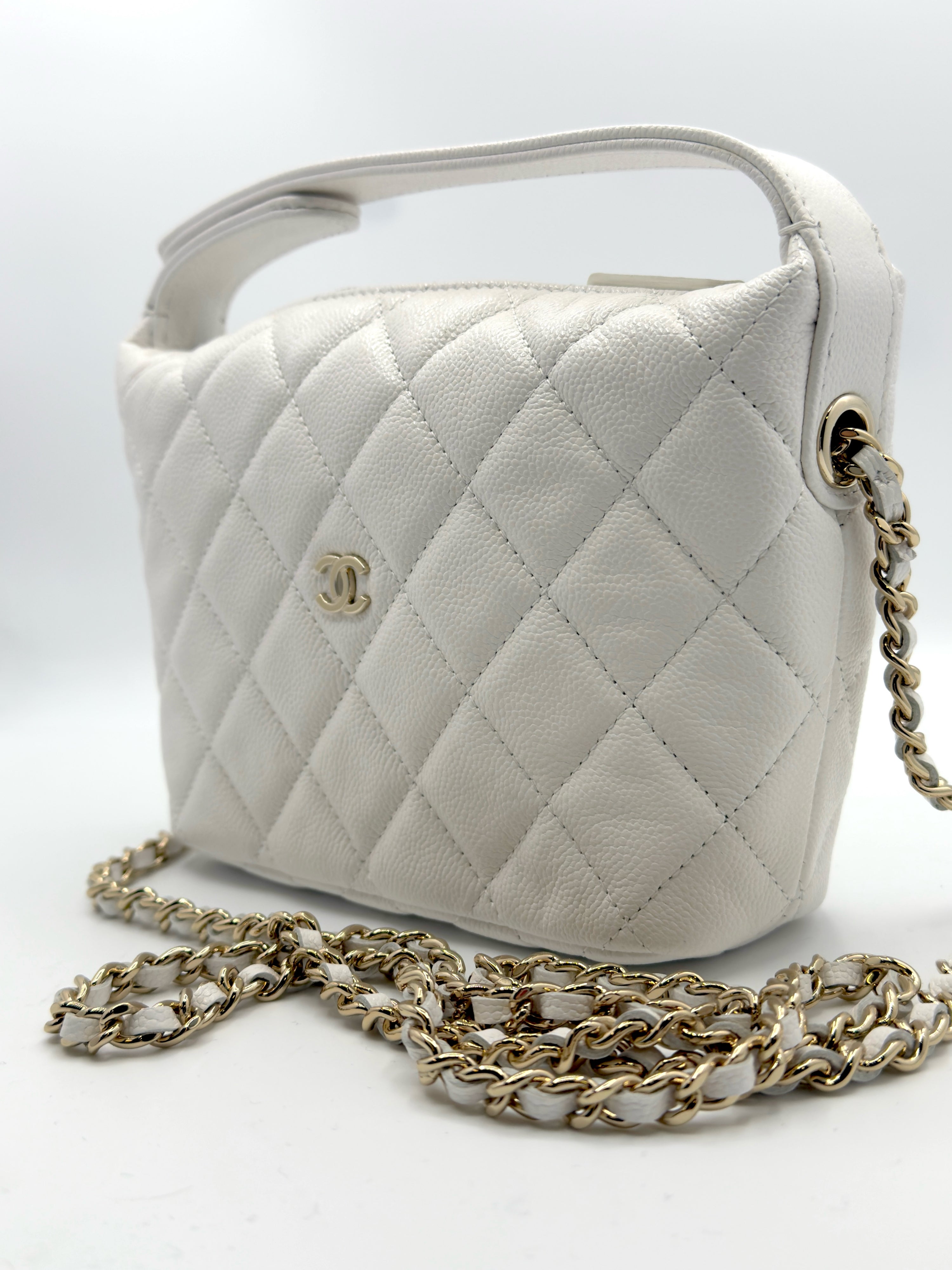 Chanel Women Handbag White Cruise